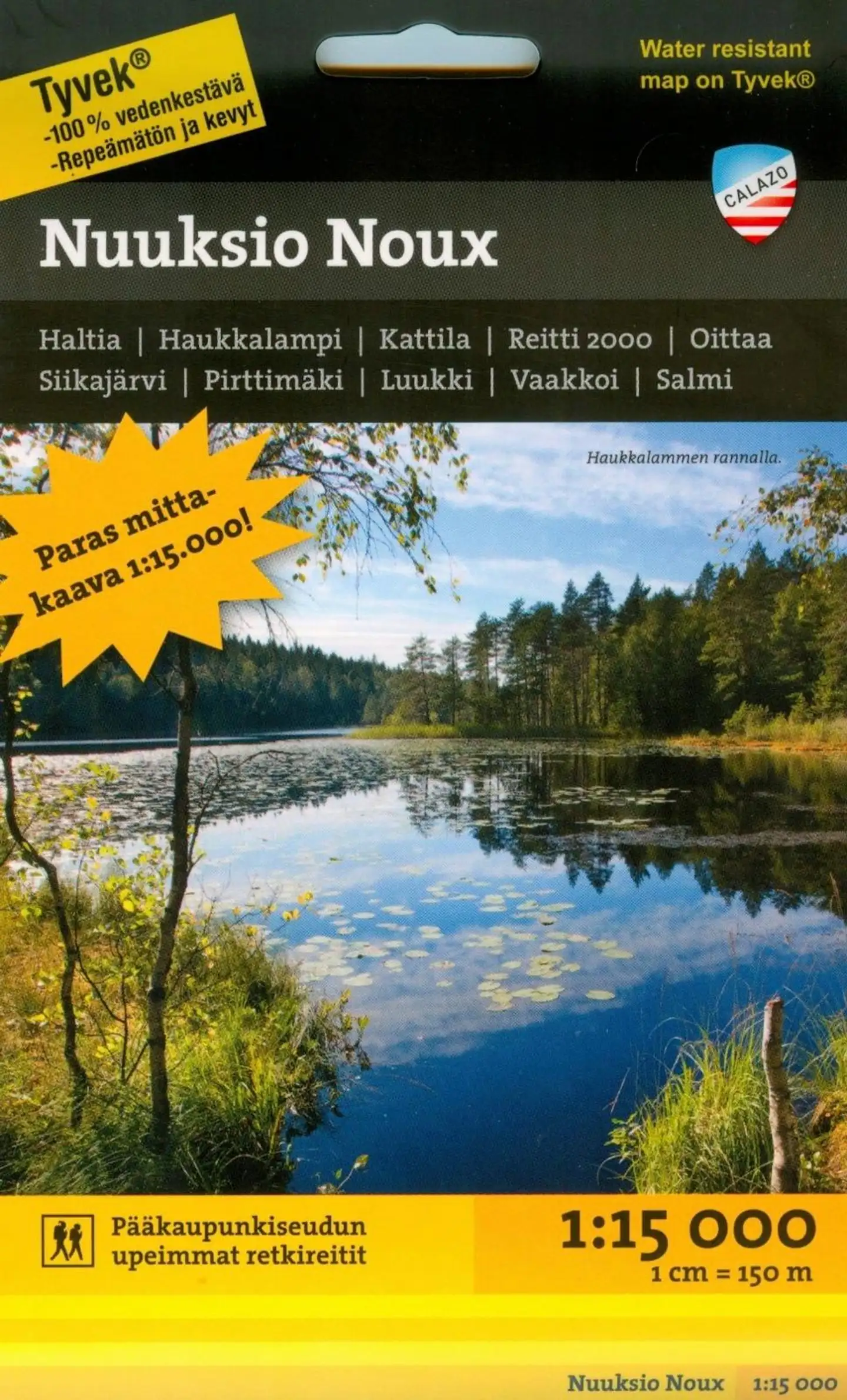 Nuuksio Noux  -retkeilykartta