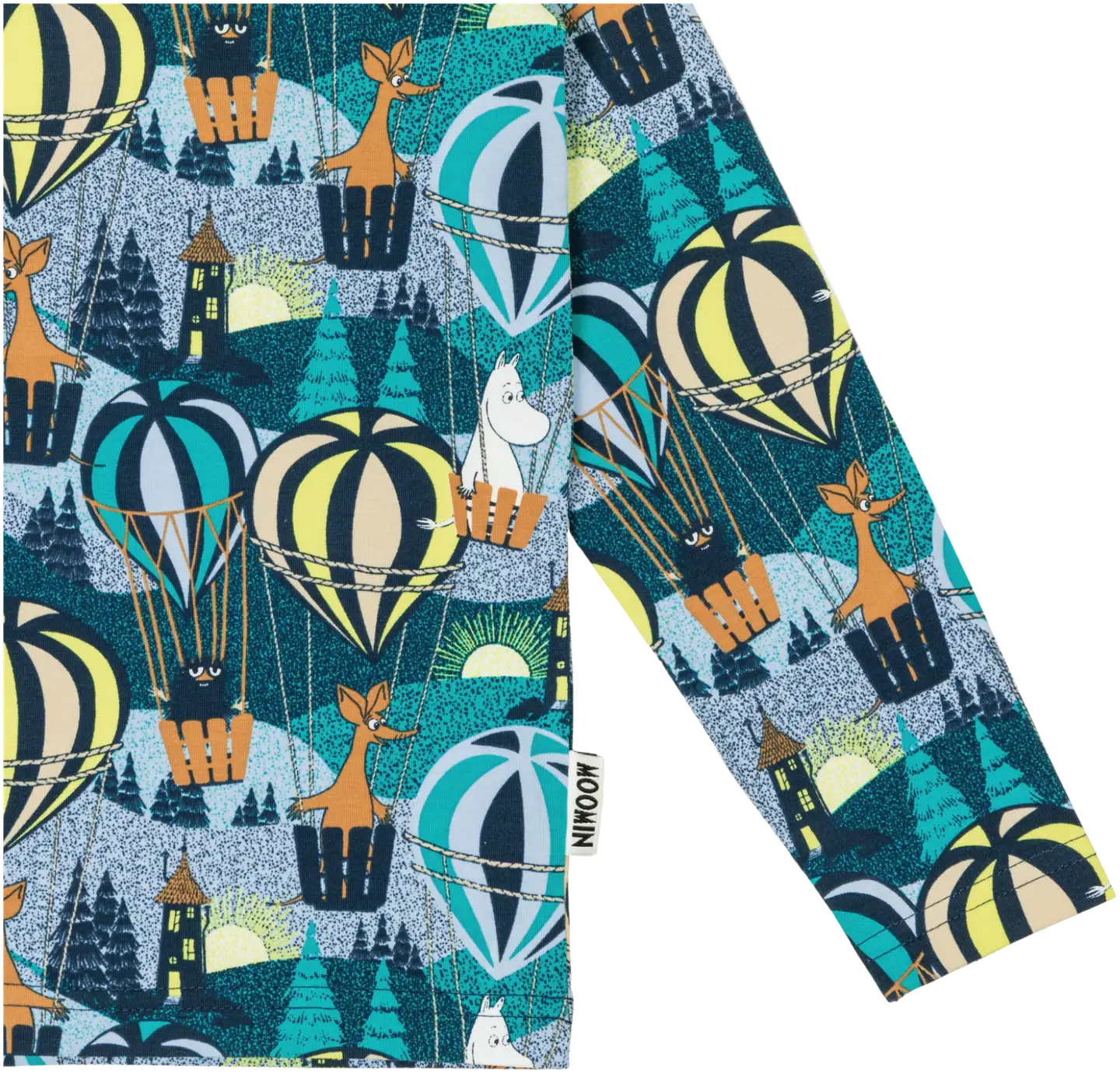 Muumi lasten paita Aamulento 591314 - SININEN - 2