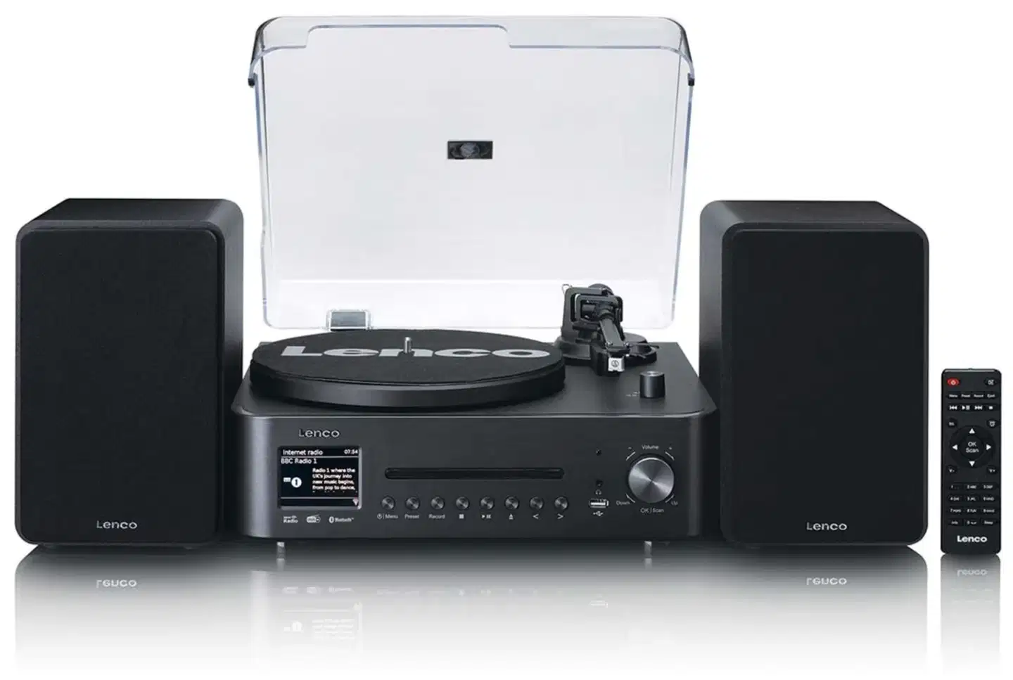 Lenco hifi‑järjestelmä MC-760BK, musta - 2