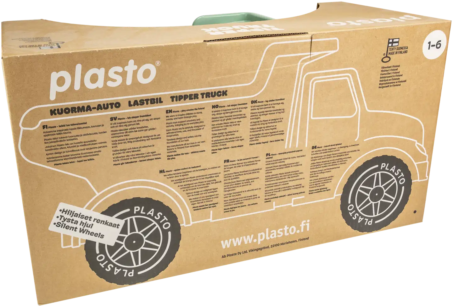 Plasto iso aurakuorma-auto soft neutrals 79 cm - 8