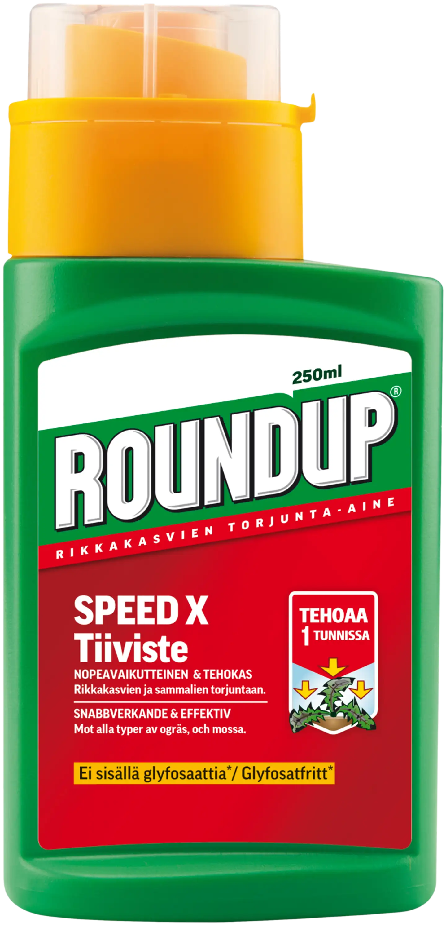 Roundup Speed X Rikkakasvien torjunta-aine tiiviste 250 ml