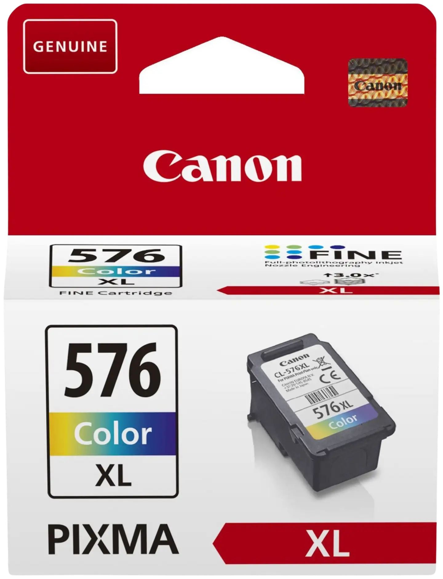 Canon mustepatruuna CL-576XL värit