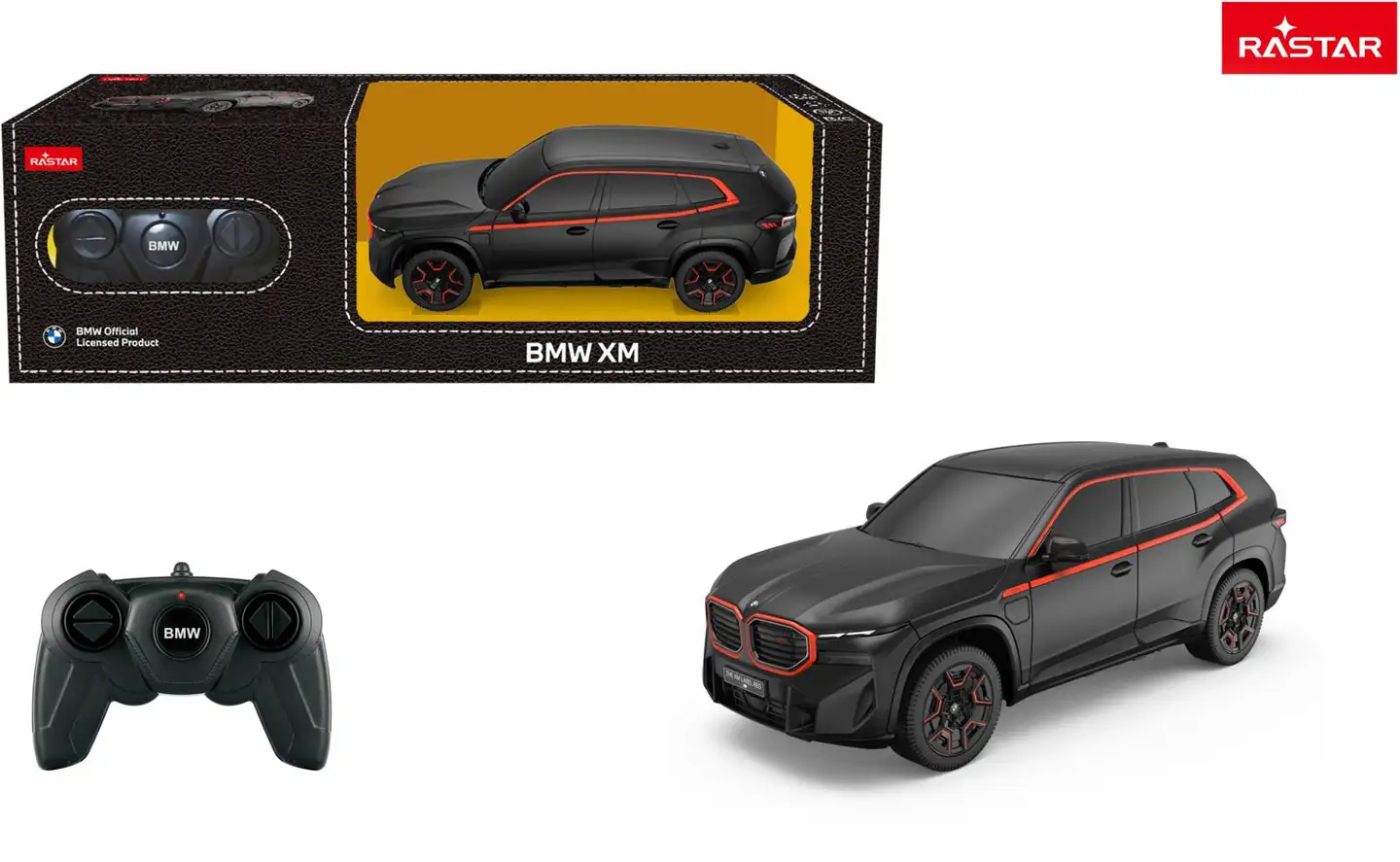 Rastar RC-auto 1:24 BMW XM  Musta - 2