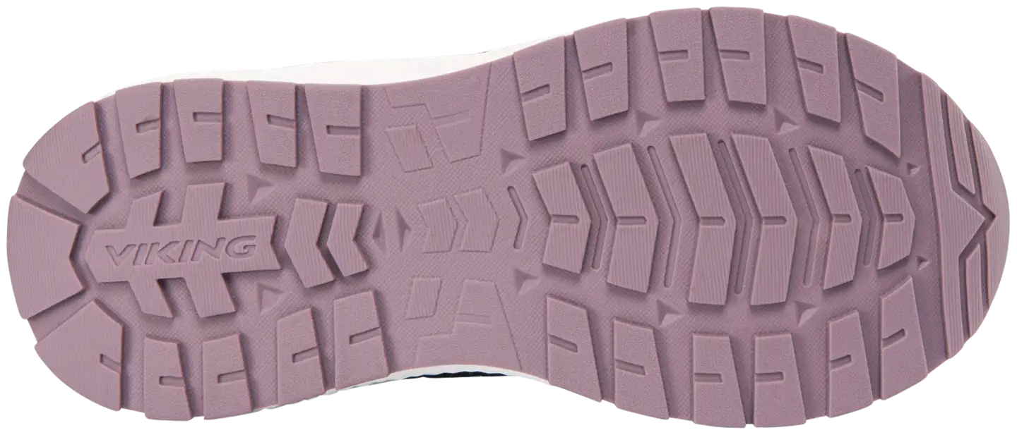 Viking lasten vedenpitävä talvikenkä Equip Glitter WP - Charcoal/ Dusty pink - 2