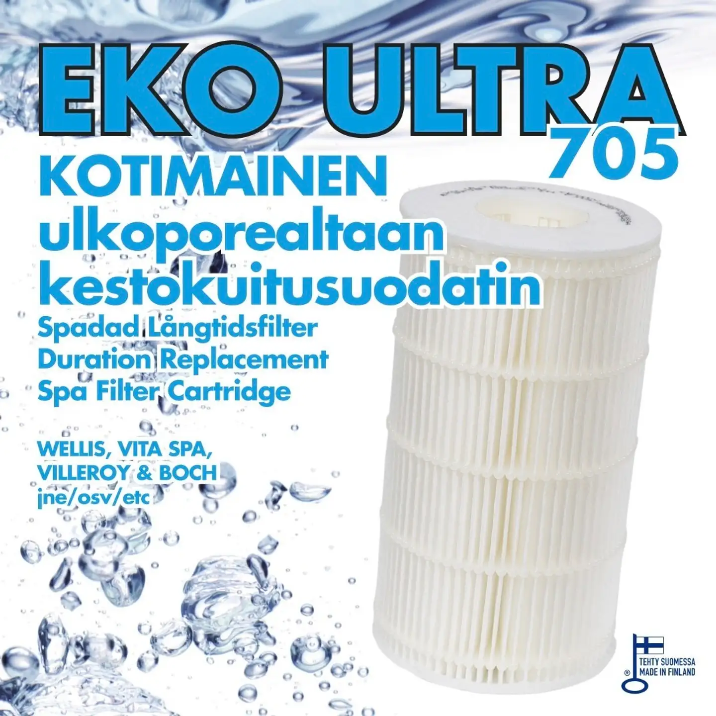 EKO ULTRA 705 ulkoporealtaan kestokuitusuodatin - 3