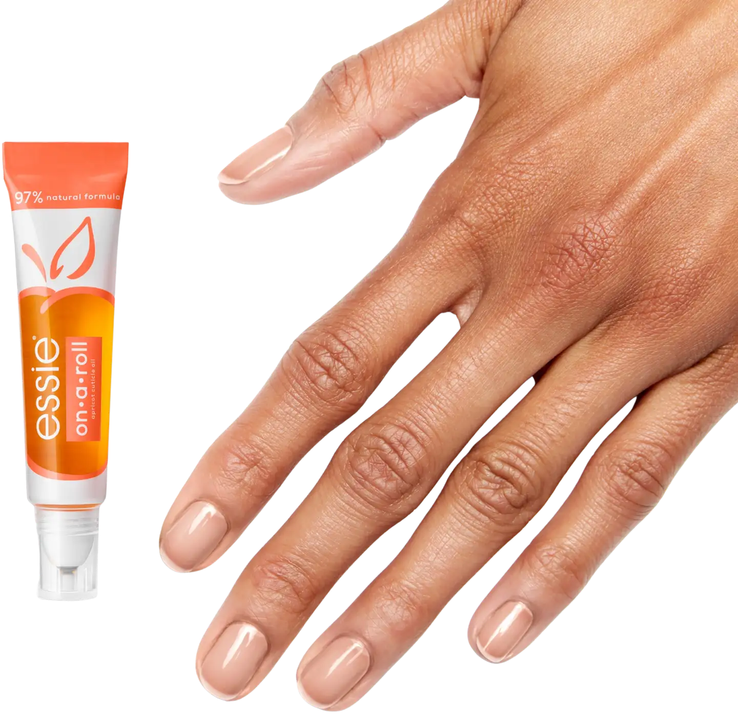 essie on-a-roll apricot nail and cuticle oil kynsinauhaöljy 13,5ml - 4