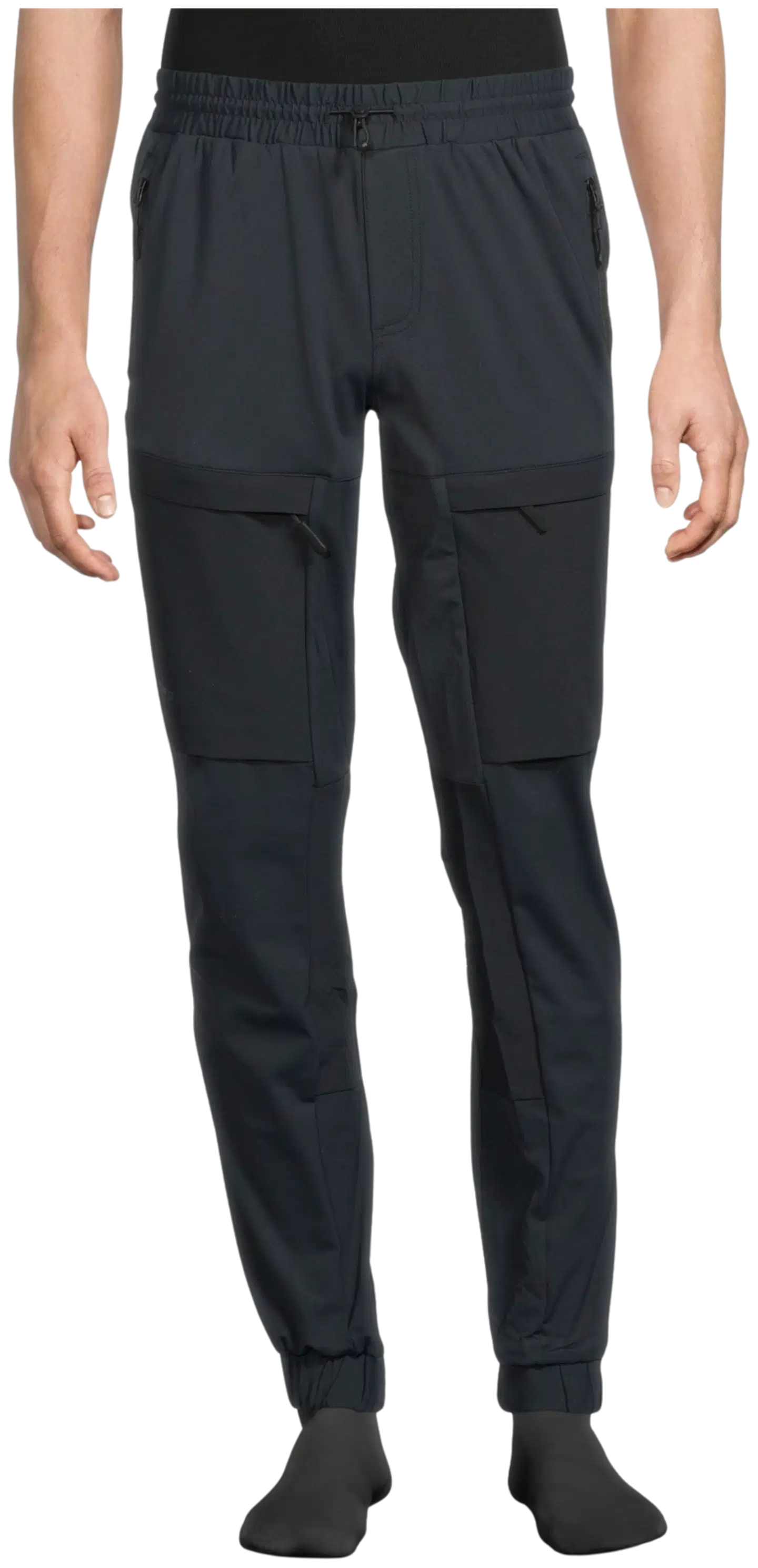 Luode12 miesten retkeily- ja ulkoiluhousut 204L112656 - Jet Black - 1