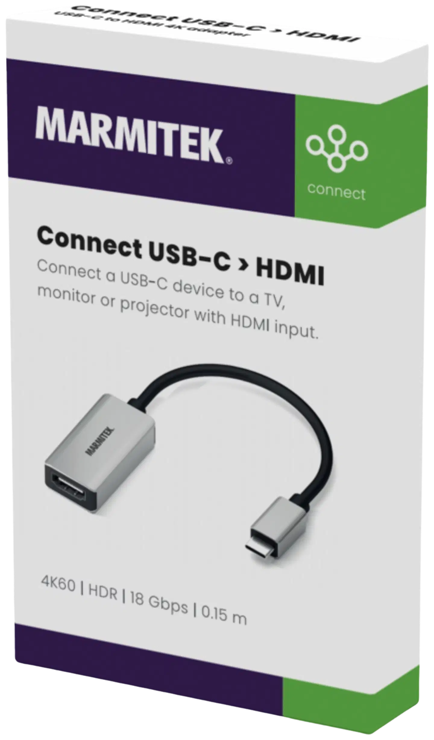 Marmitek Connect USB-C HDMI Adapteri - 4