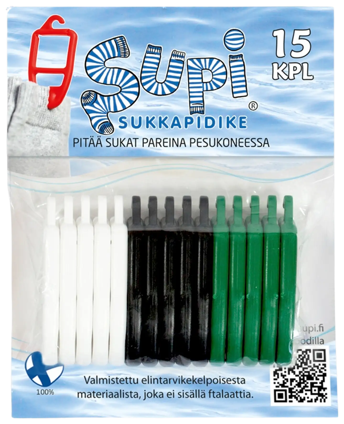 Supi sukkapidike 15 kpl, erilaisia - 5