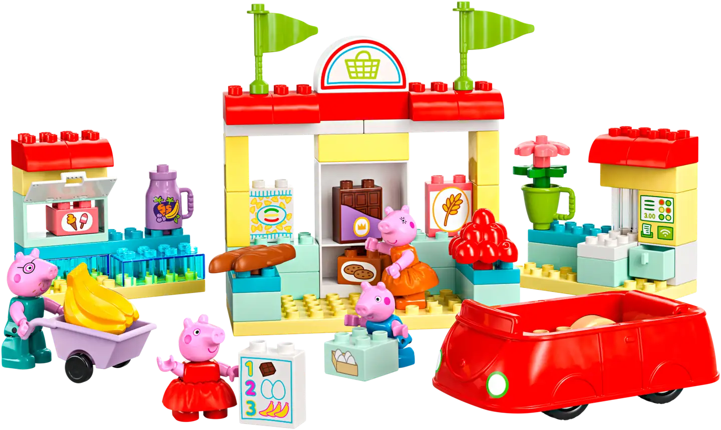 LEGO Peppa Pig 10434 Pipsa Possun supermarket - 4