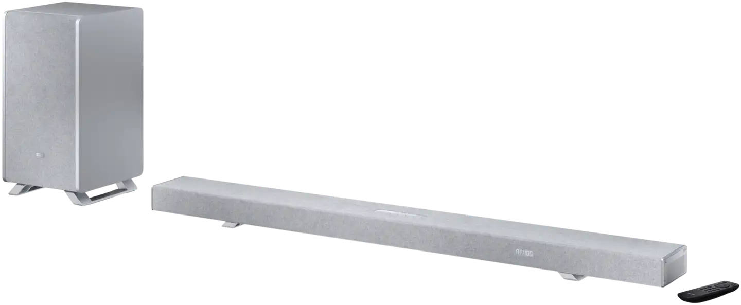 Sharp soundbar ja langaton subwoofer HT-SBW55121(SL) hopea - 2