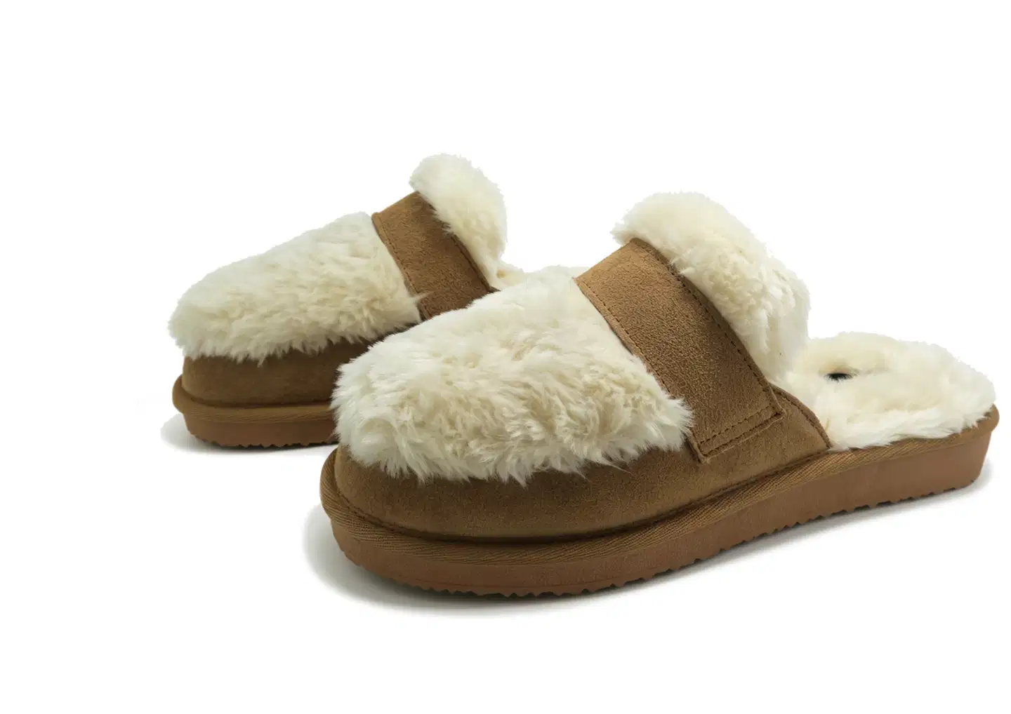 WKLY. naisten mokkatohvelit Tara - Camel/off white - 1