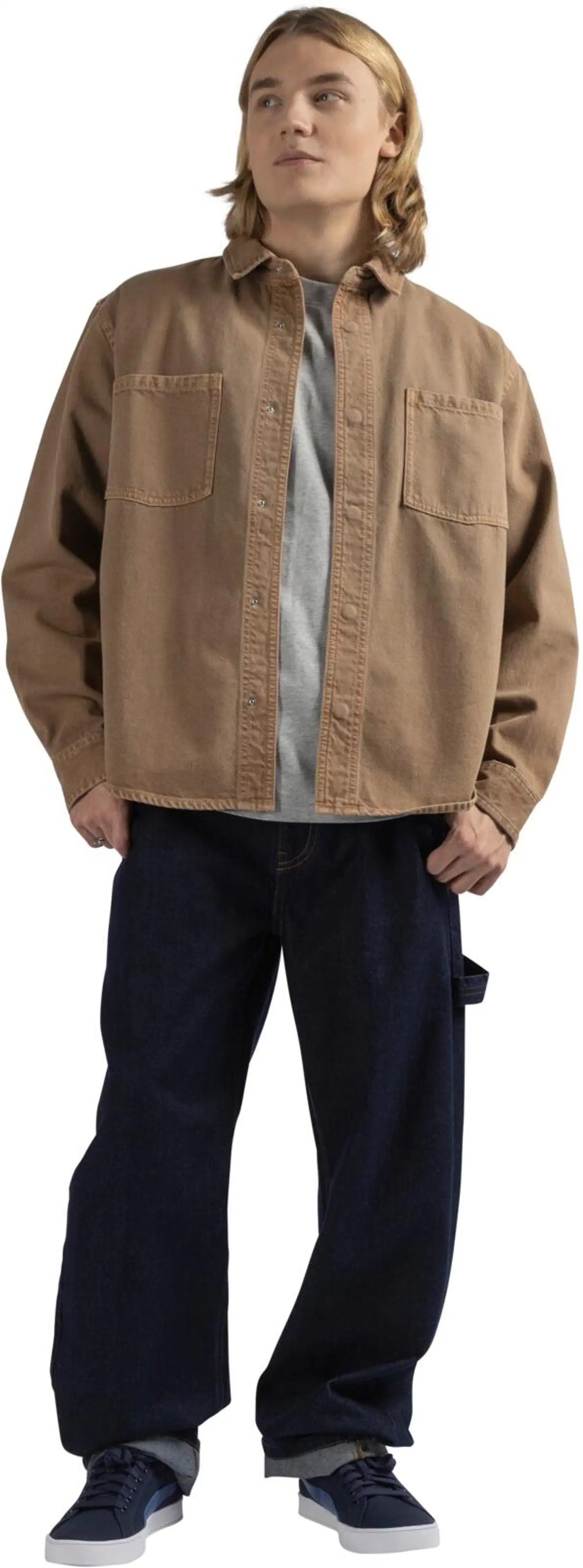 WKLY. miesten carpenter-farkut loose fit 202W312676 - Dk. blue denim - 6
