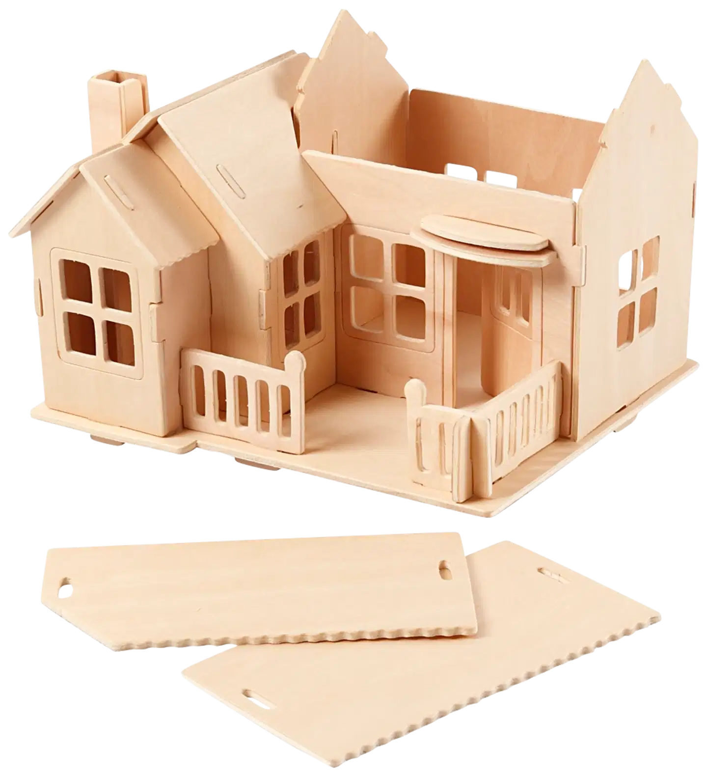 Creativ Company 3d-palapeli talo terasseineen miniatyyri - 5