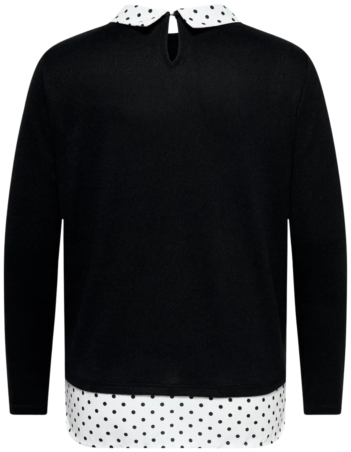 ONLY CARMAKOMA naisten neulepaita Caralba - Black - 2