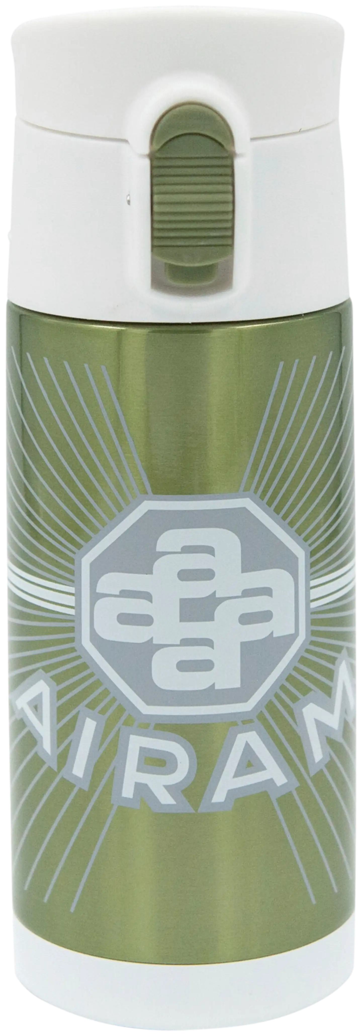 Airam Klassikko Teräsmuki  0,35L vaal.vihreä