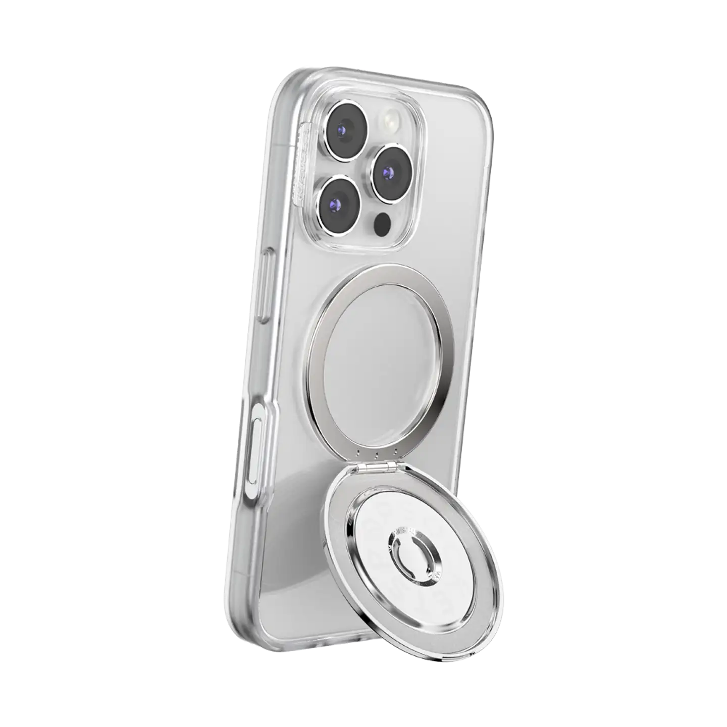 Popsockets puhelinpidike magsafe kick out silver - 9