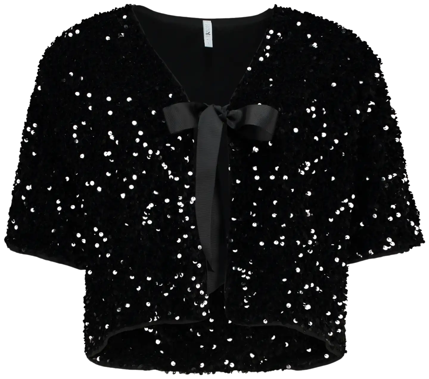 Hailys naisten jakku Li44v - Black glitter - 1