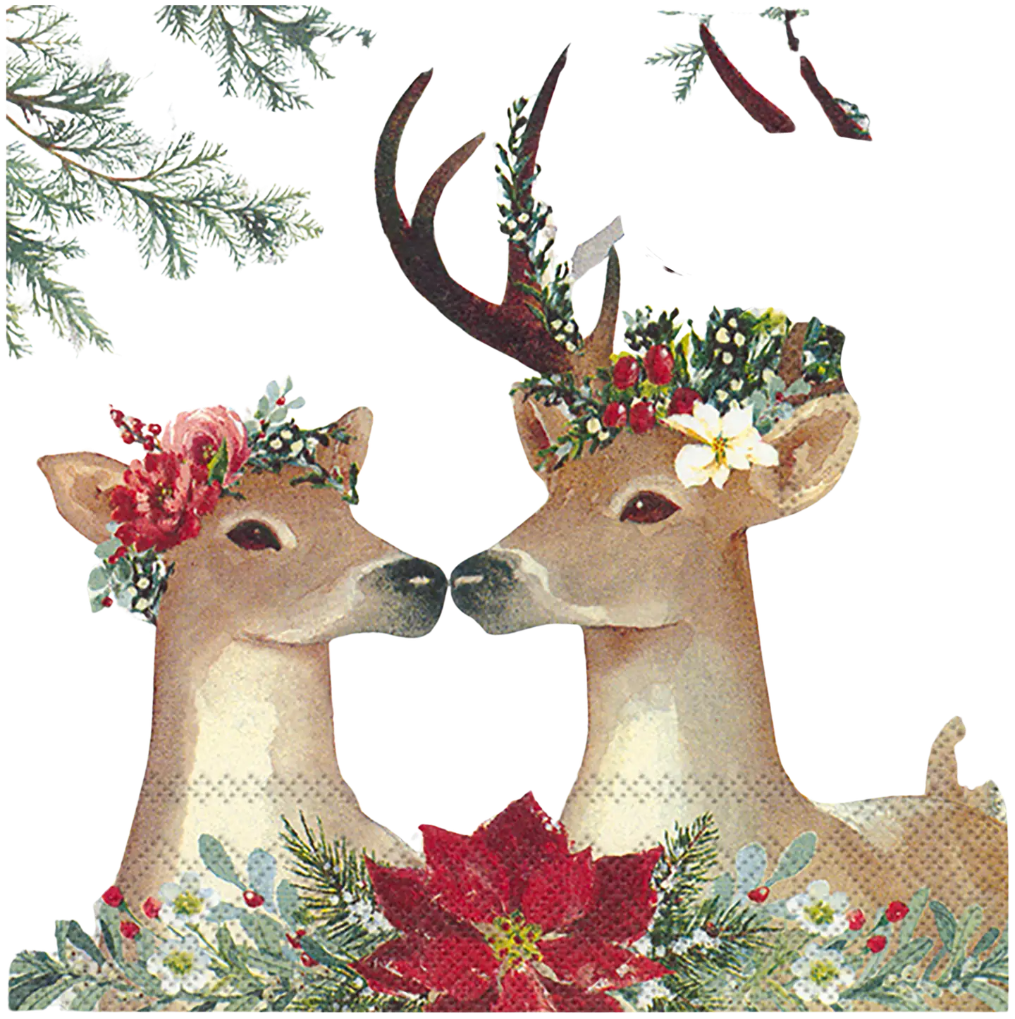 Lautasliina Deer Cheer 33cm