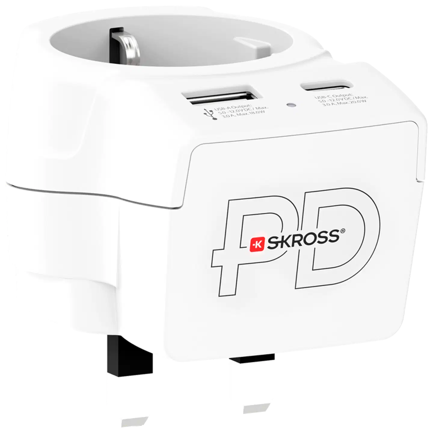 Skross Eurooppa - UK - USB -adapteri - 2