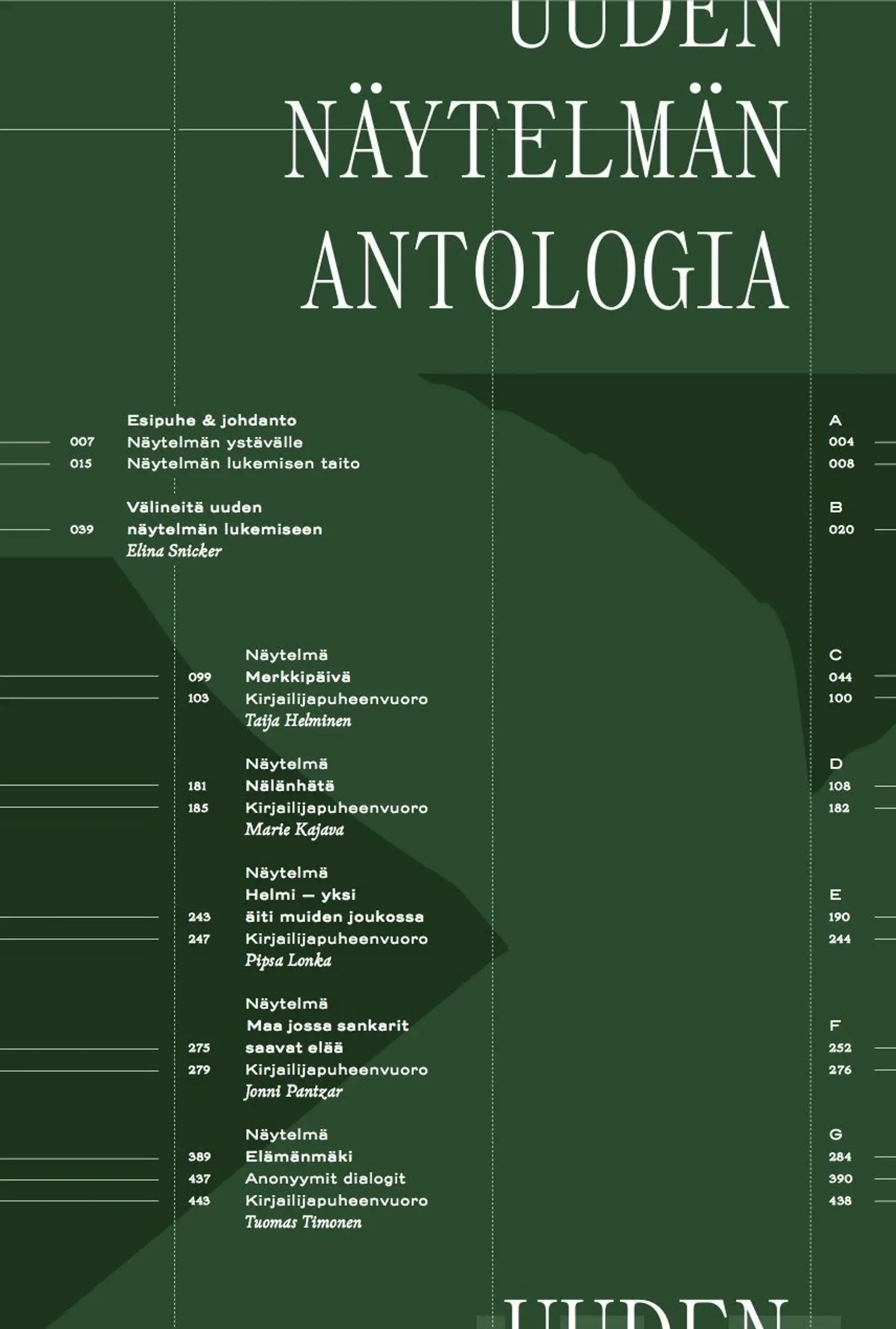 Helminen, Uuden näytelmän antologia