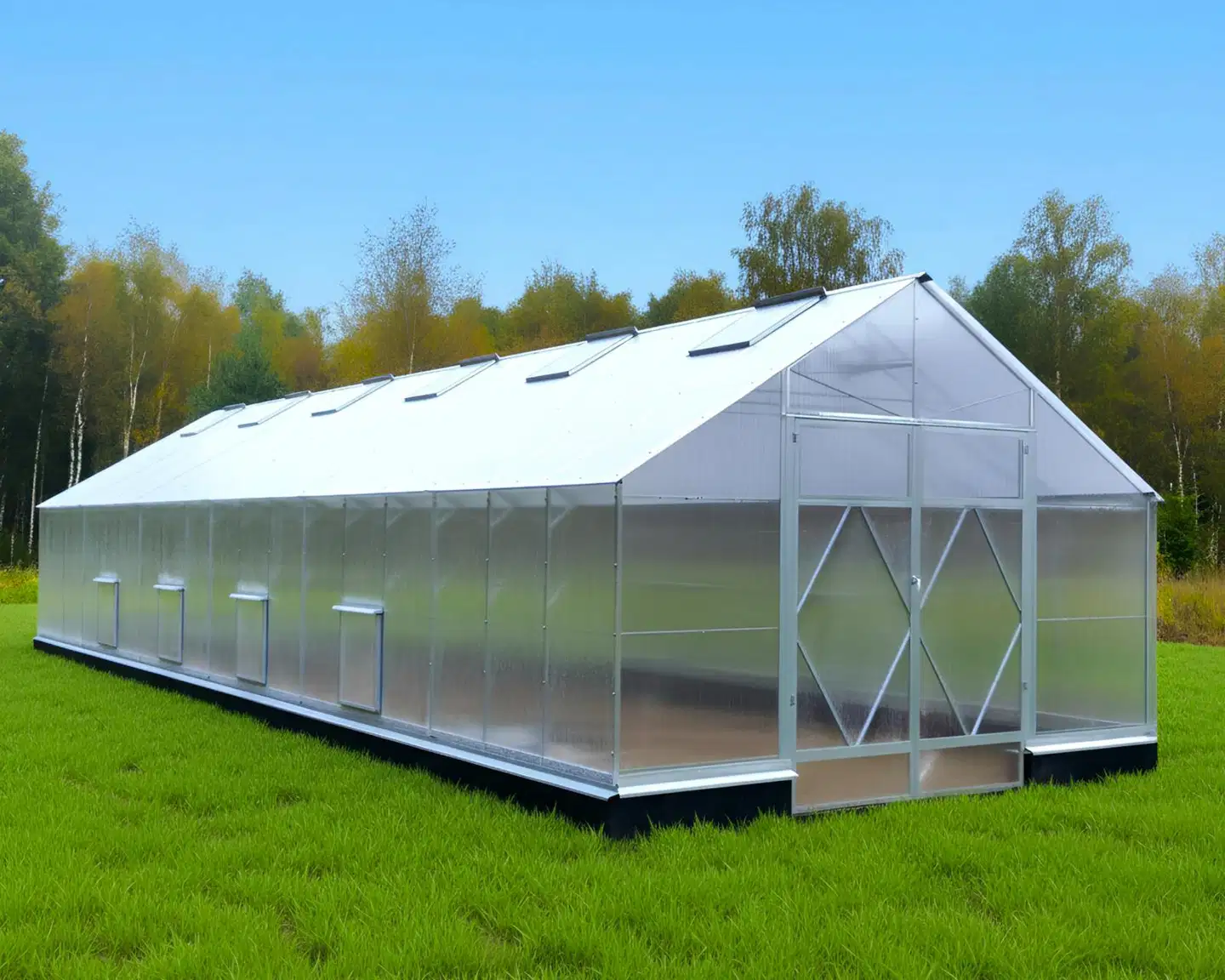 Ecoslider kasvihuone DD 4.0 X 12.58 - 8