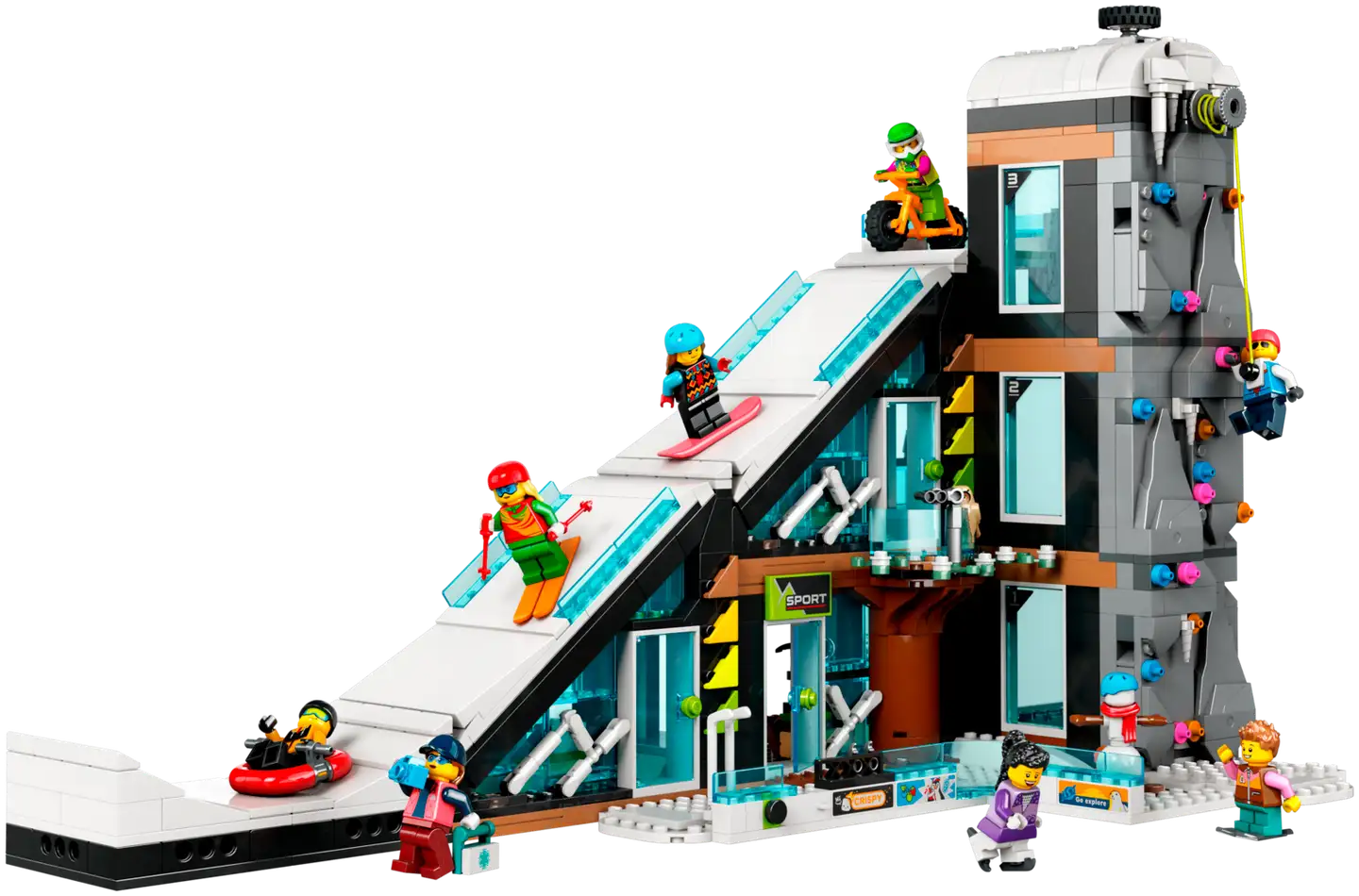 LEGO® City 60366 Laskettelu‑ ja kiipeilykeskus - 4