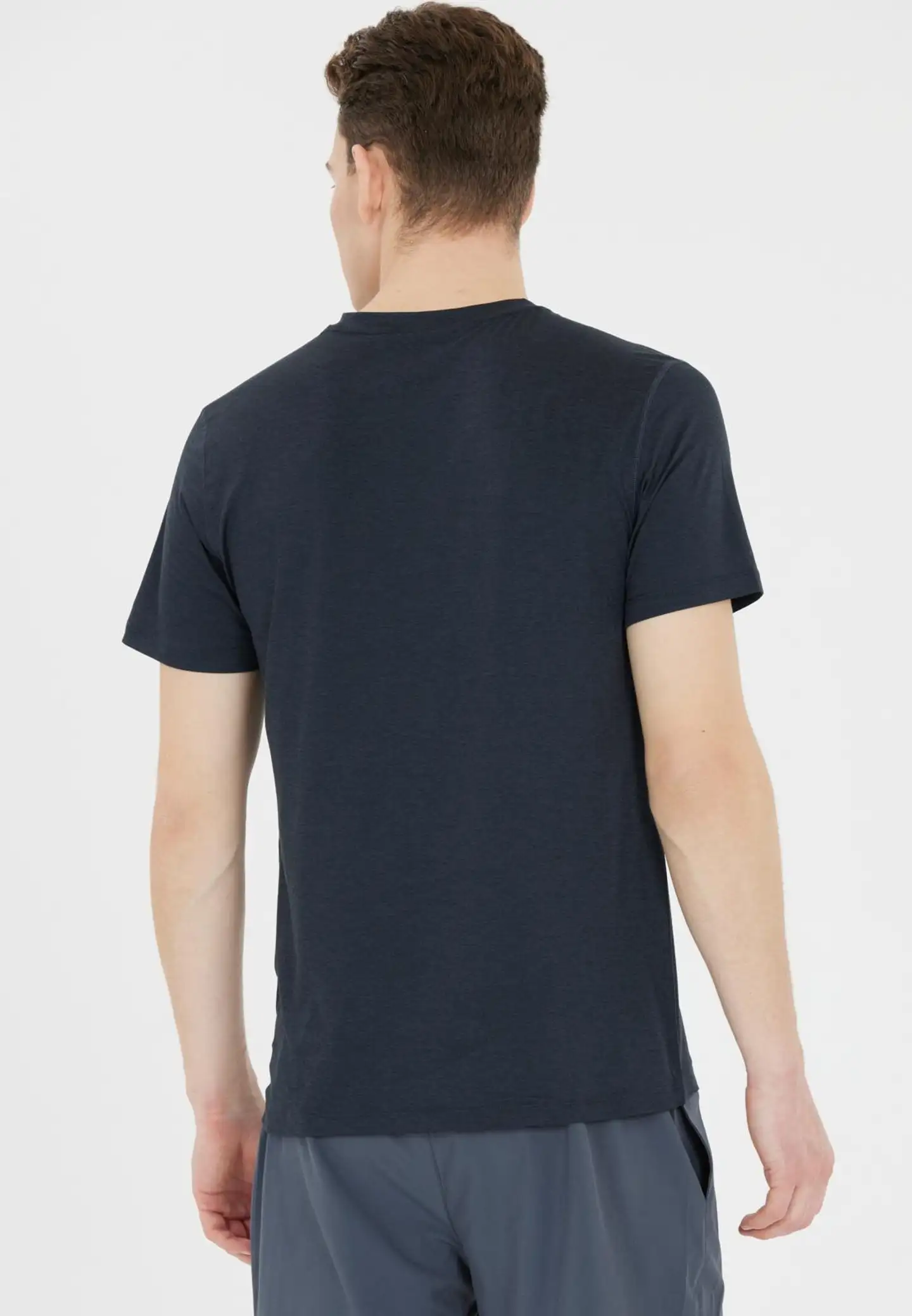 ENDURANCE Abdon M Melange S/S Tee miesten t-paita - 1111 Black Melange - 6