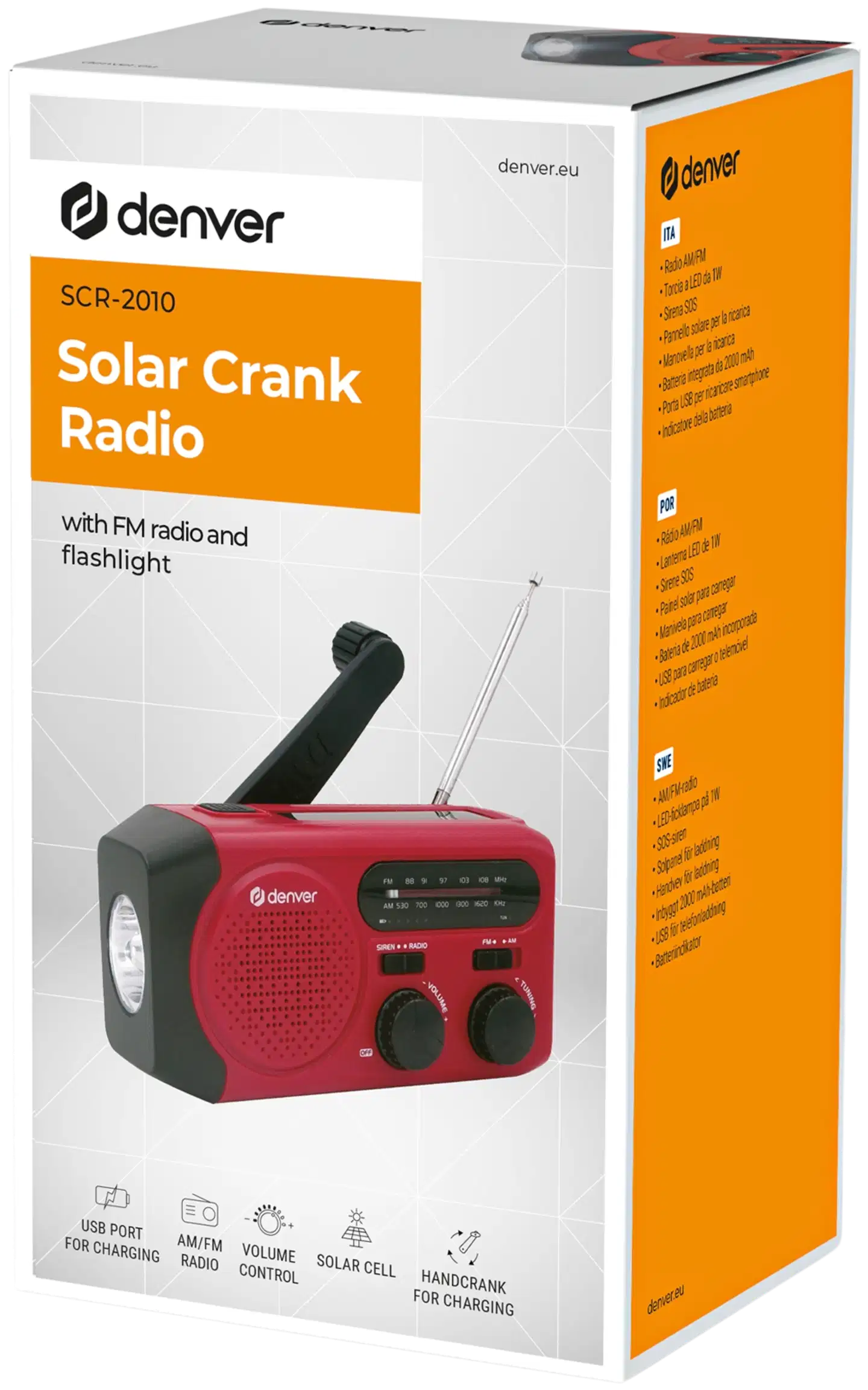 Denver hätäradio SCR-2010MK2 - 8
