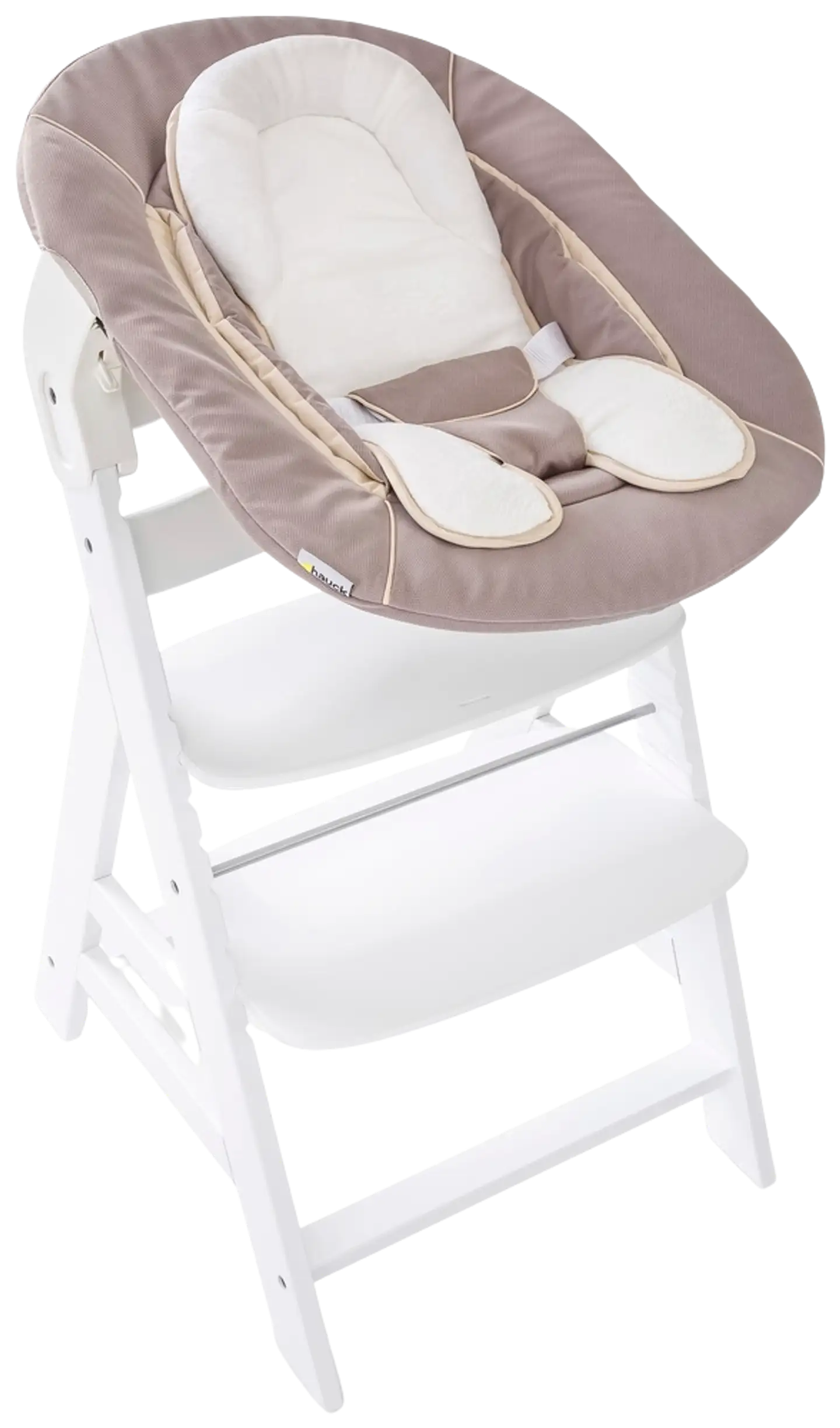 Hauck sitteri ja syöttötuolin istuin Alpha beige - 8