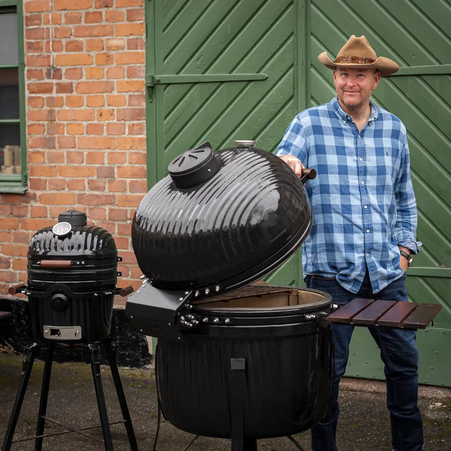 Kamado Sumo Icon Maxi hiiligrilli - musta - 26