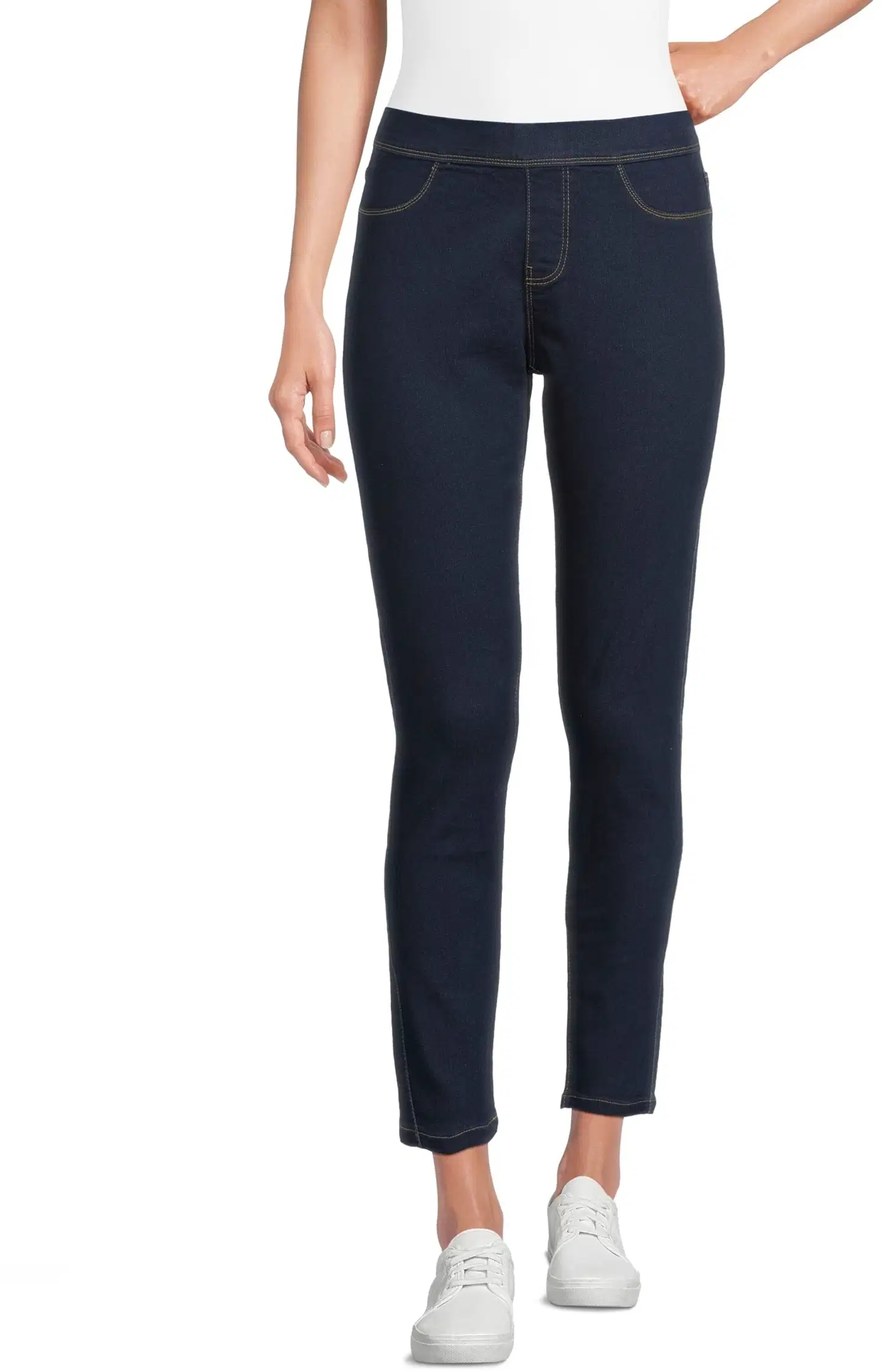 House naisten denimjeggingsit Jeggings - Dark blue - 1