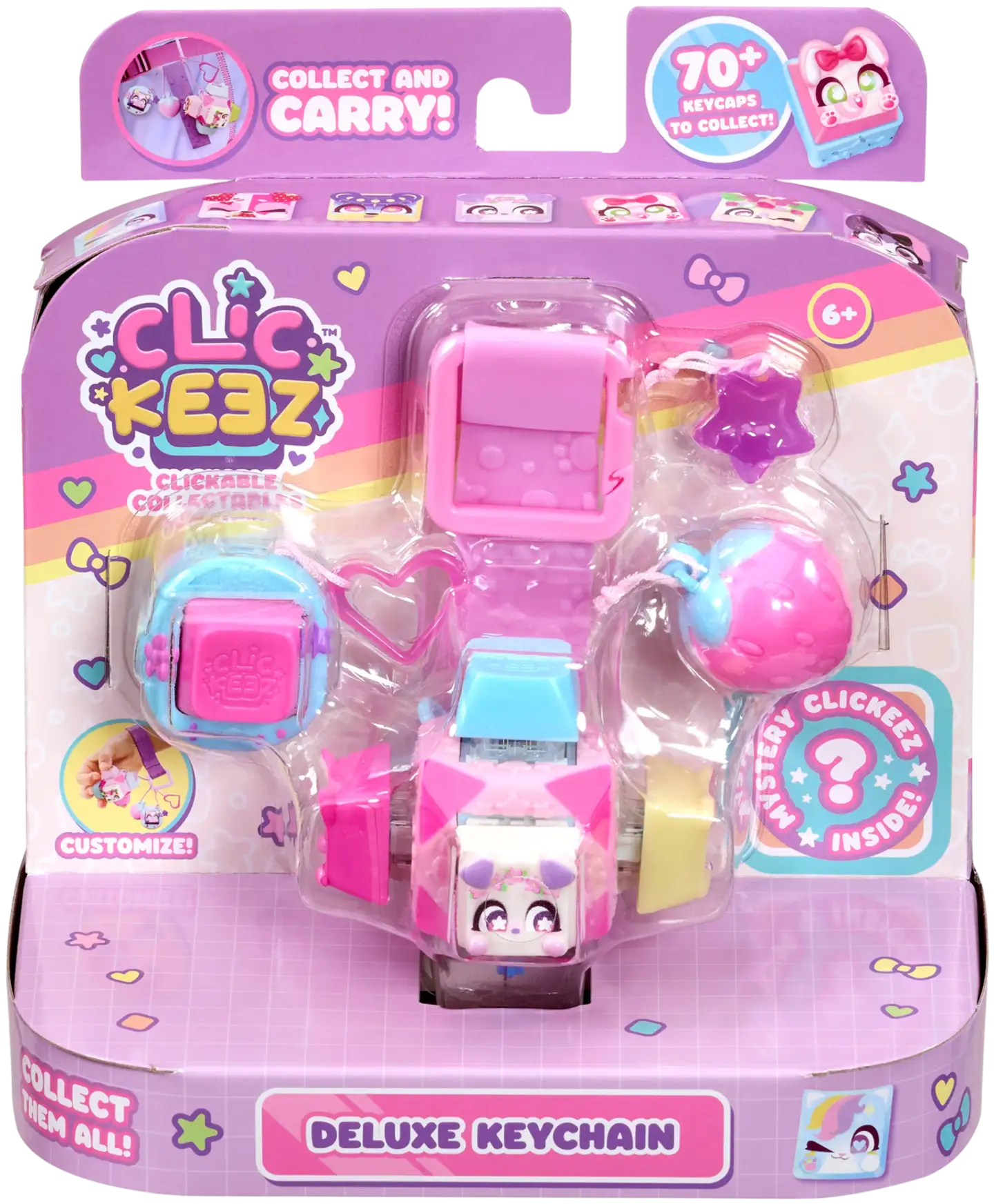 Clickeez Cube Firdget-Avaimenperä - 2