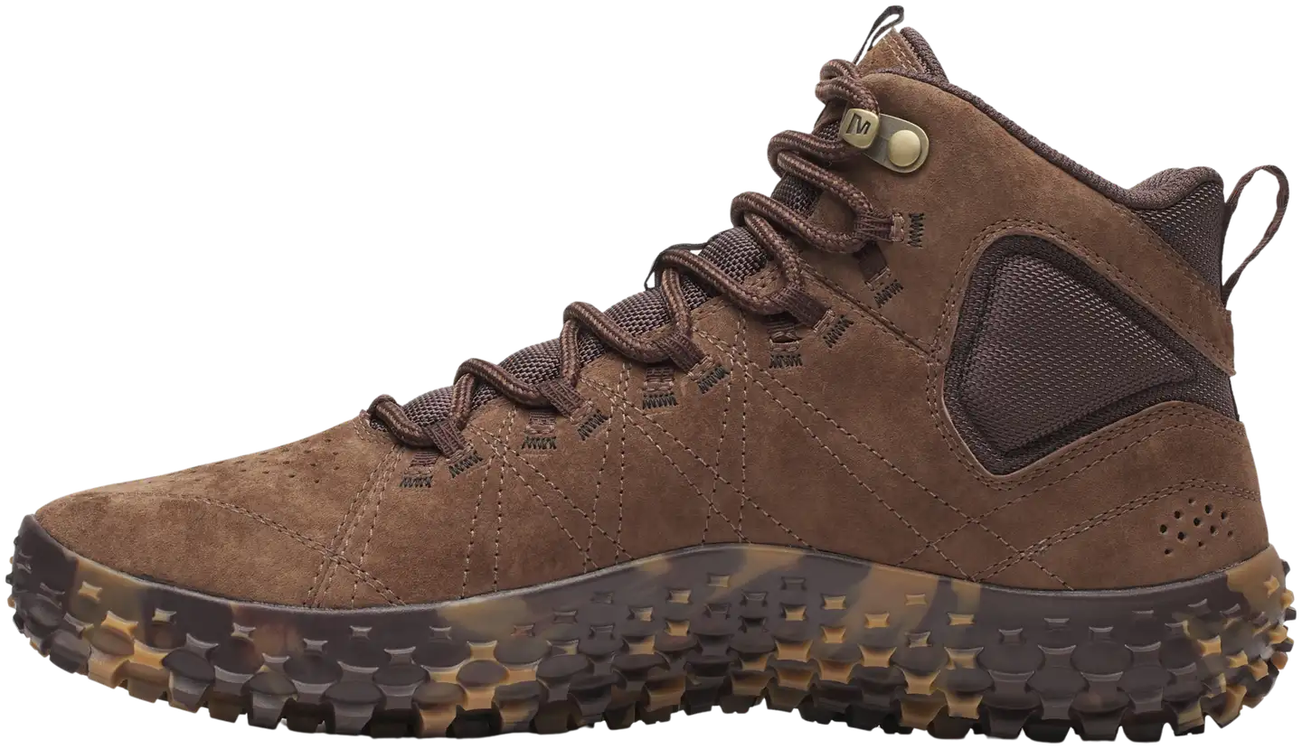Merrell miesten paljasjalkakenkä Wrapt Mid WP Brown - Mole - 2