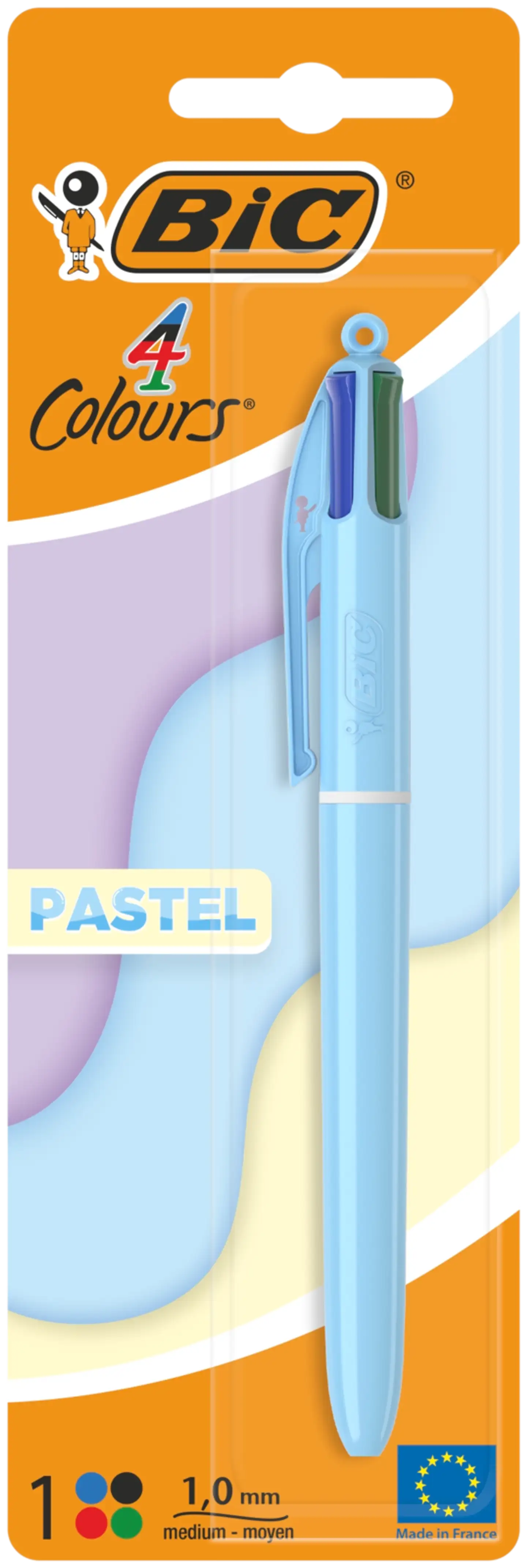 BIC 4-väri Pastel kuulakynä 1kpl - 1