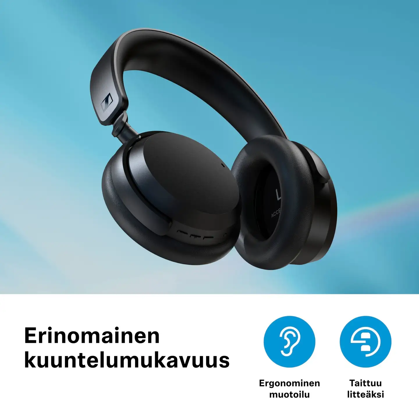 Sennheiser Accentum Wireless langattomat vastamelukuulokkeet  musta - 4
