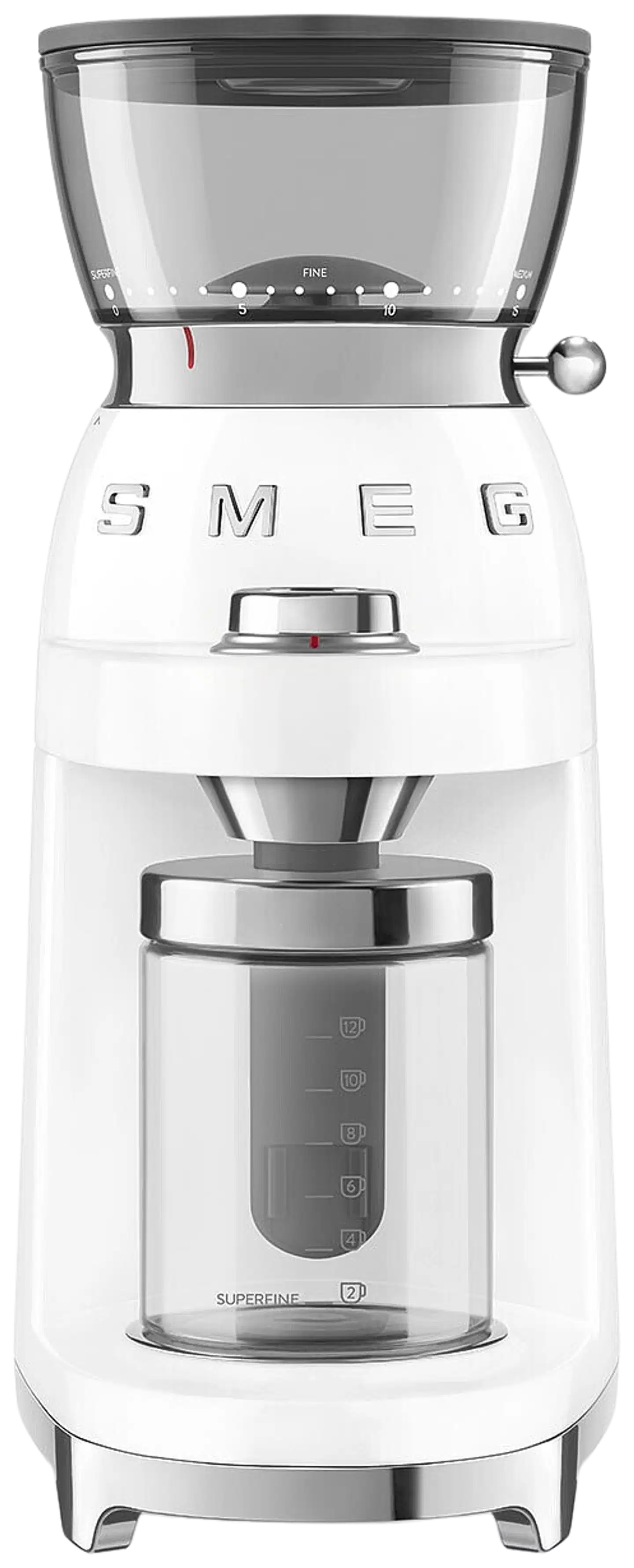 Smeg kahvimylly CGF03WHEU valkoinen - 1