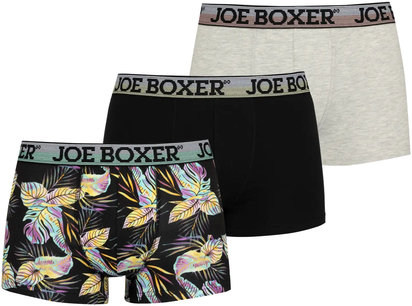 Joe Boxer miesten bokserit YM00179266 3-pack - black / grey - 1