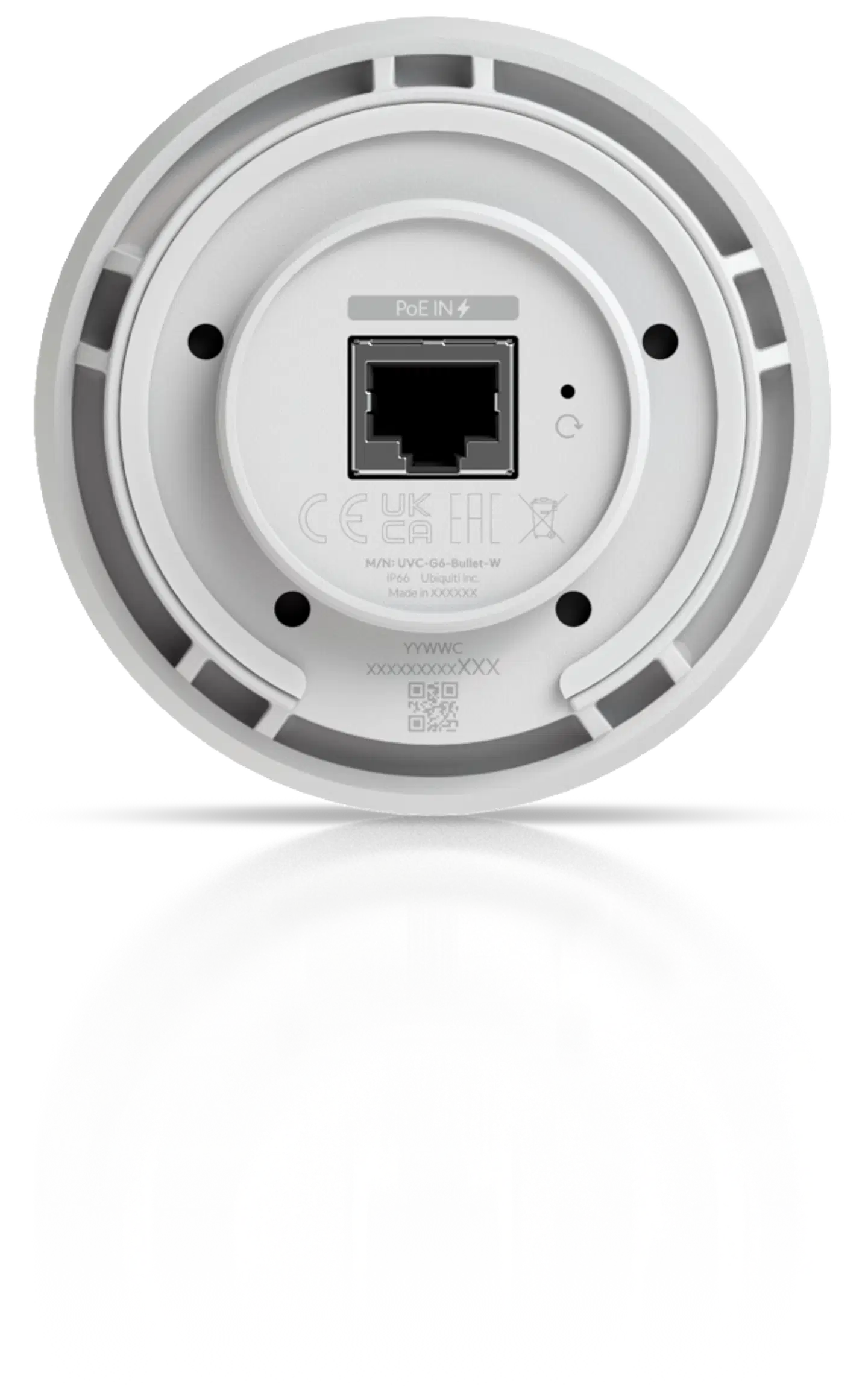 Ubiquiti sääsuojattu 4K PoE -ulkovalvontakamera laajakulmalla ja IR-yönäöllä UVC-G6-Bullet-W valkoinen - 7