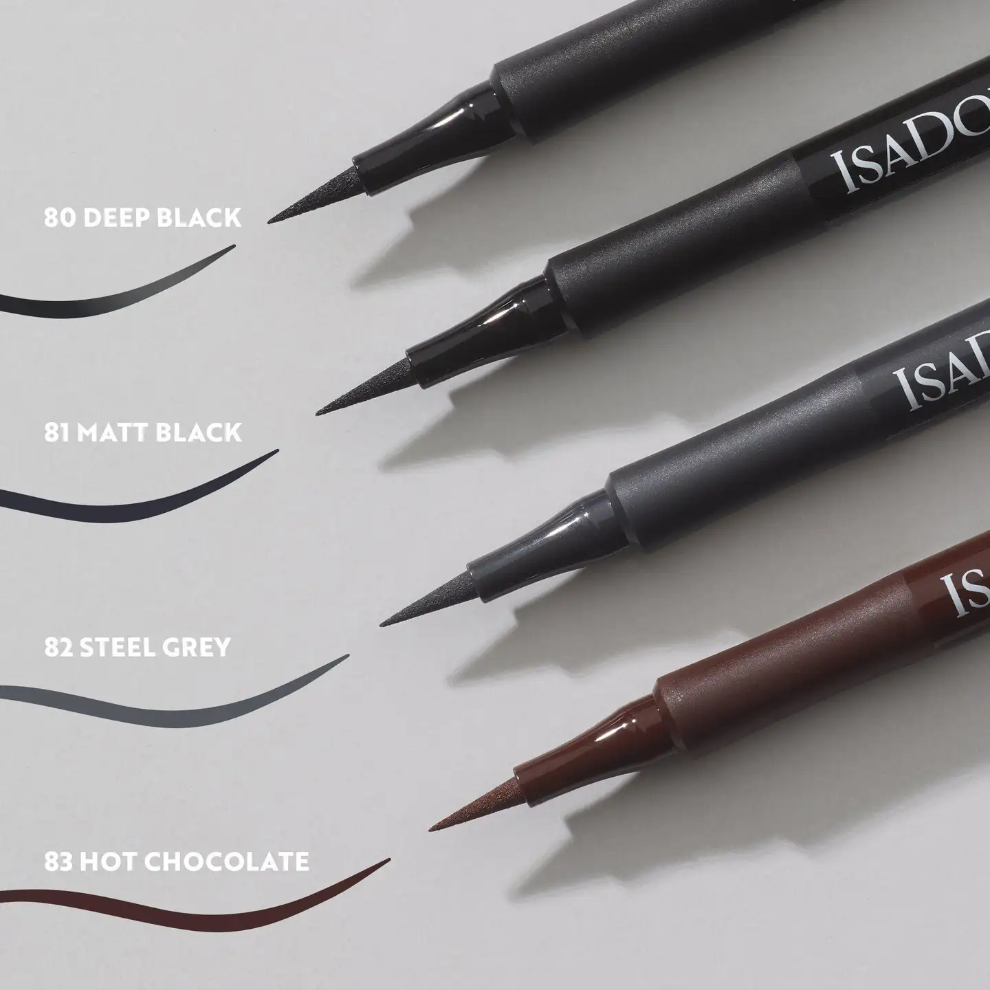 Isadora Flex Tip Eyeliner silmänrajauskynä 83 Hot Chocolate 1 ml - 4