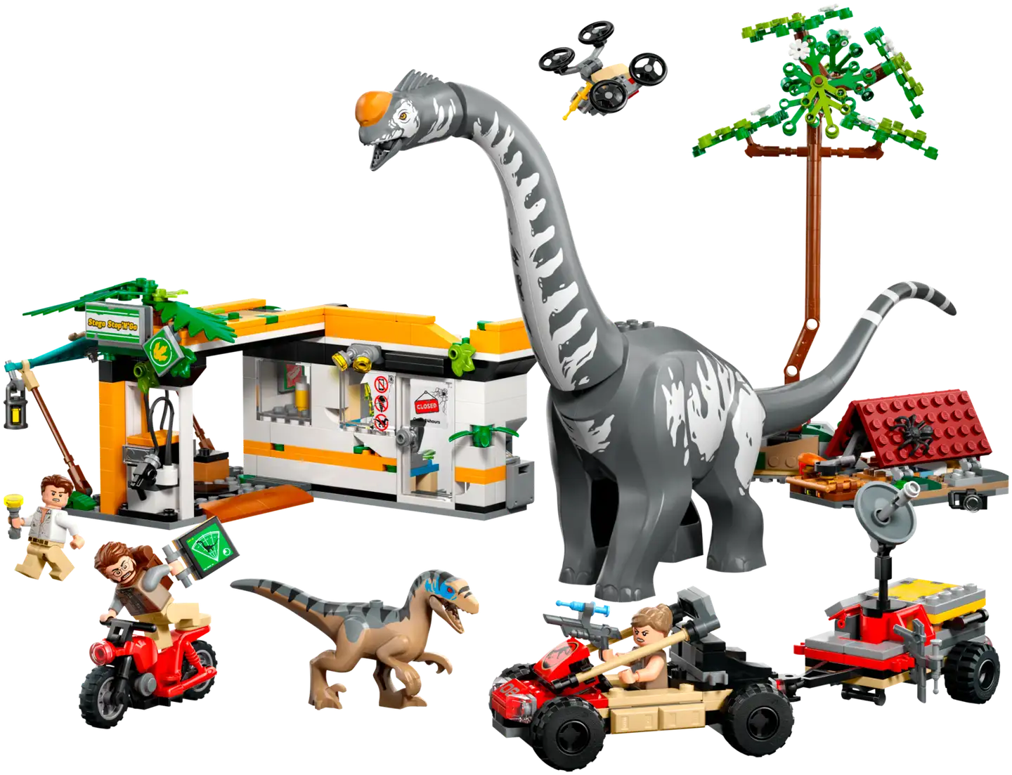 LEGO® Jurassic World Raptorin ja Titanosauruksen jäljillä 76973 - 4