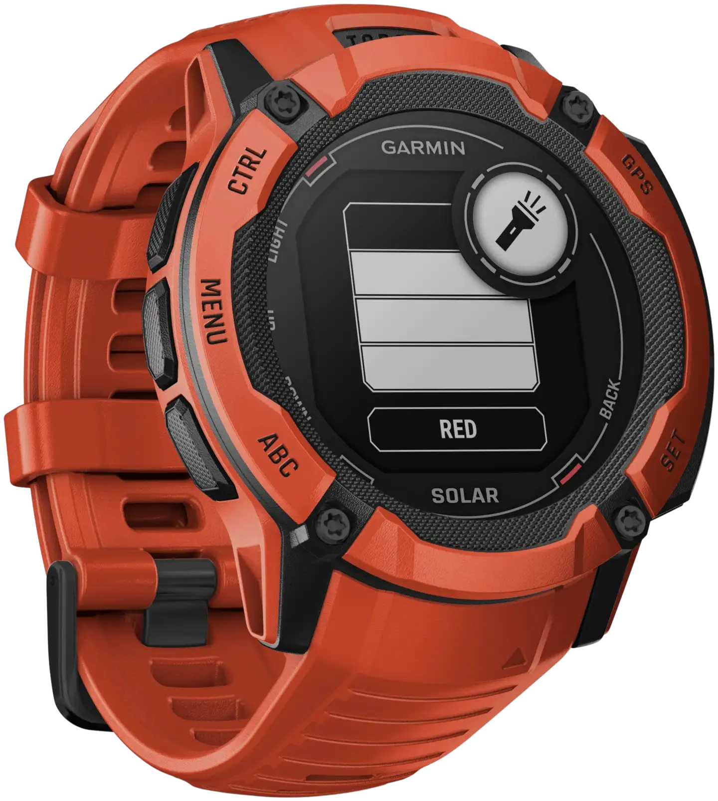 Garmin Instinct 2X Solar punainen GPS-älykello - 3