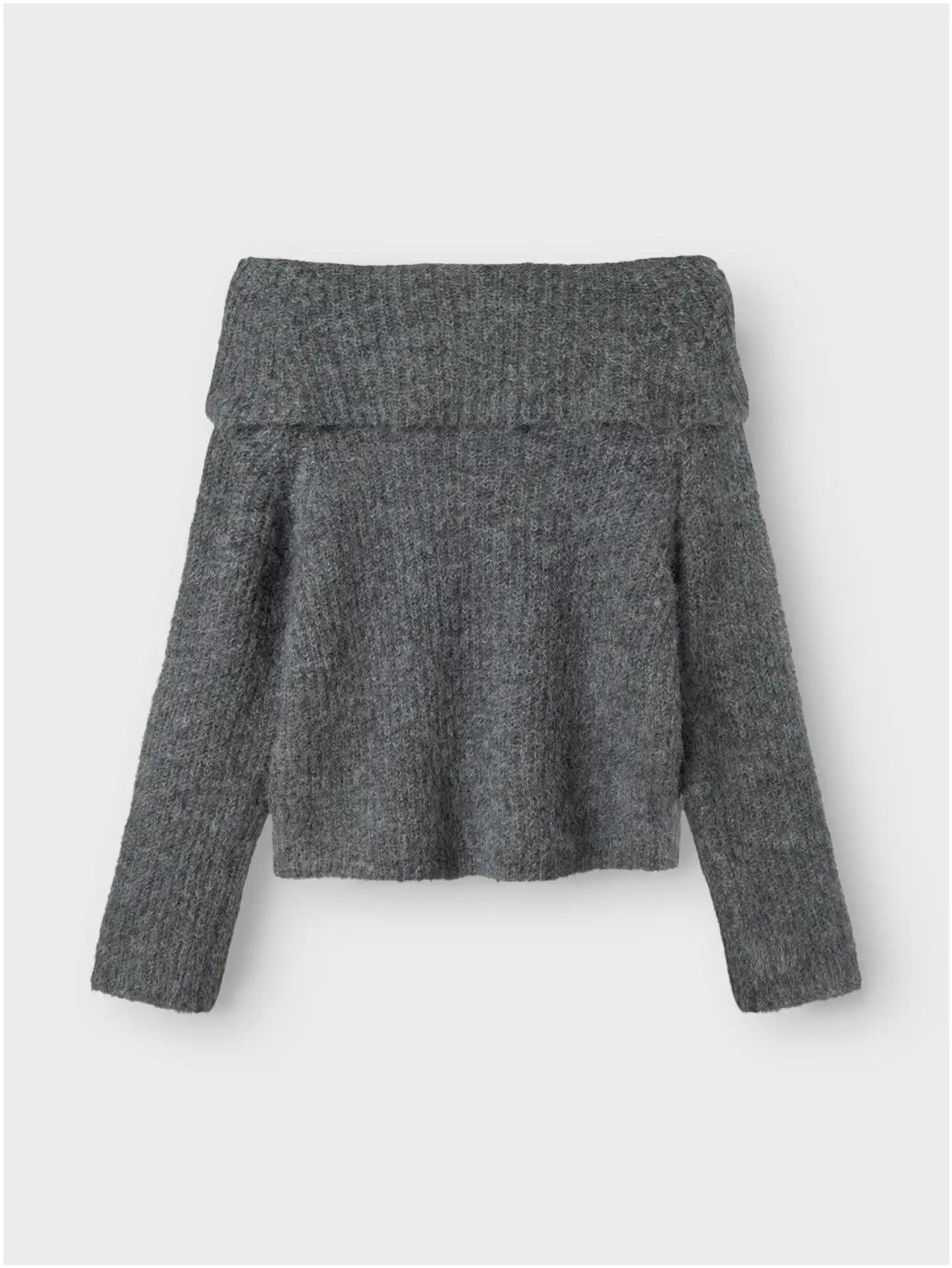 LMTD lasten neule - dark grey melange - 3