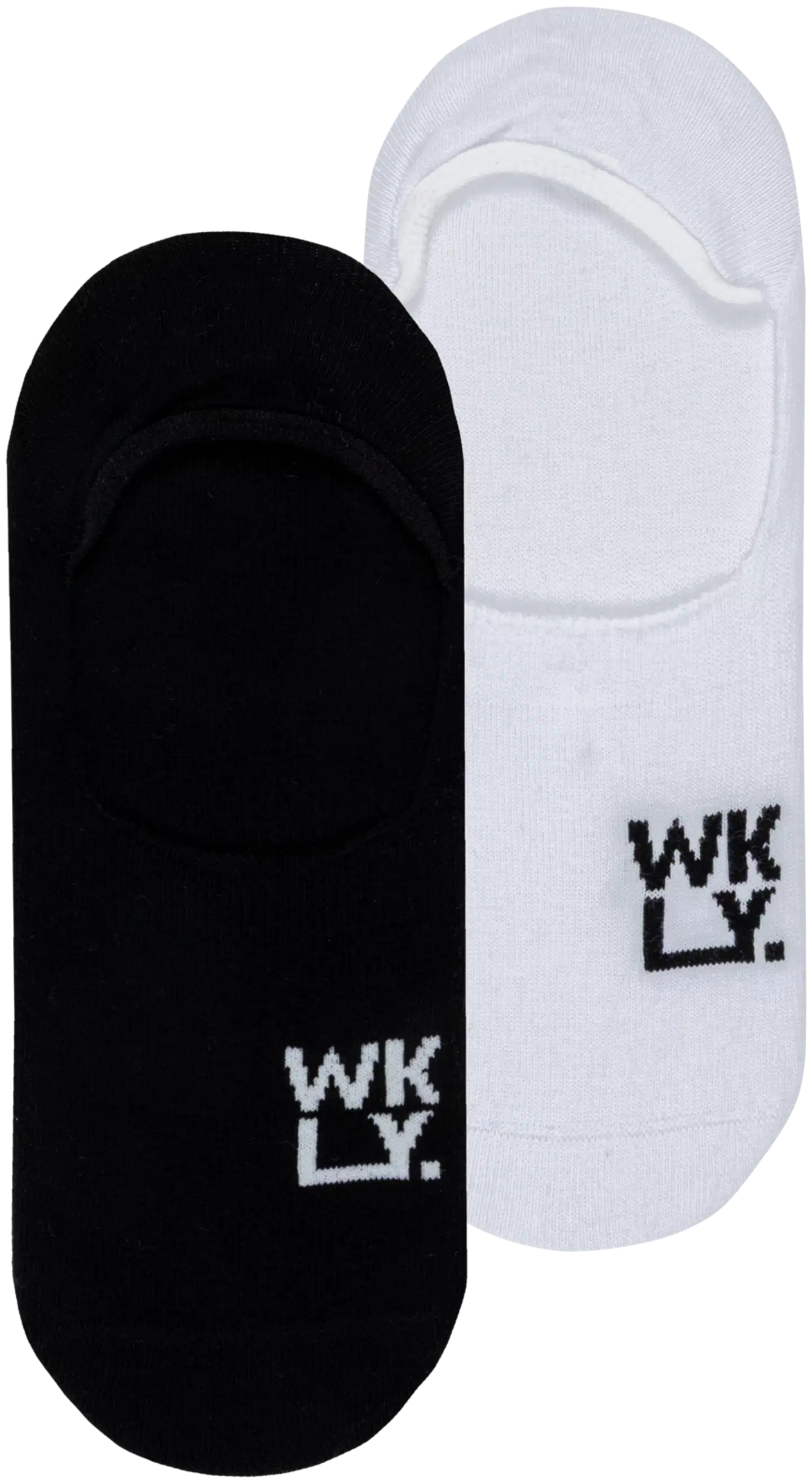 WKLY. unisex footsiesukat 193W062603 2-pack - Black/white - 1