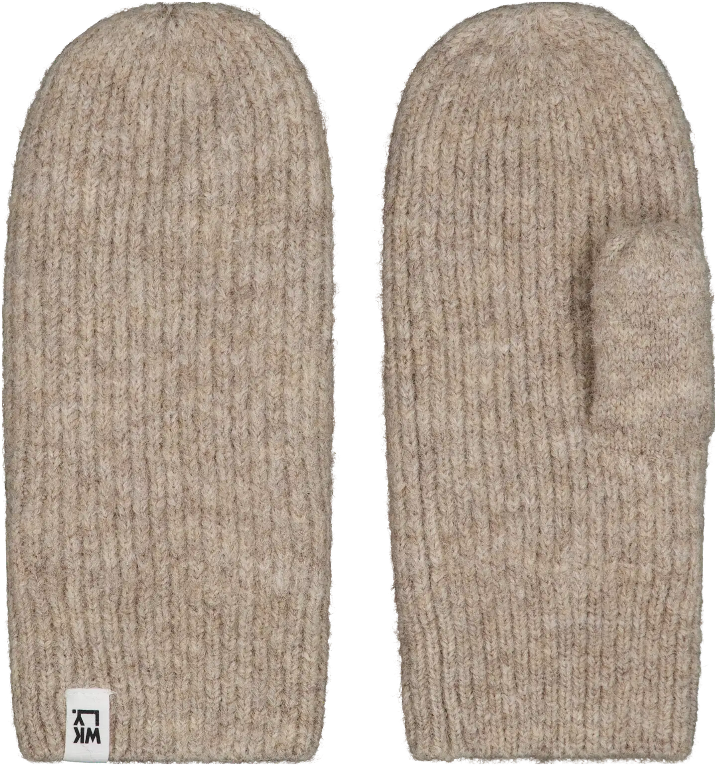 WKLY. naisten lämminvuoriset villasekoitelapaset 216W382620 - beige