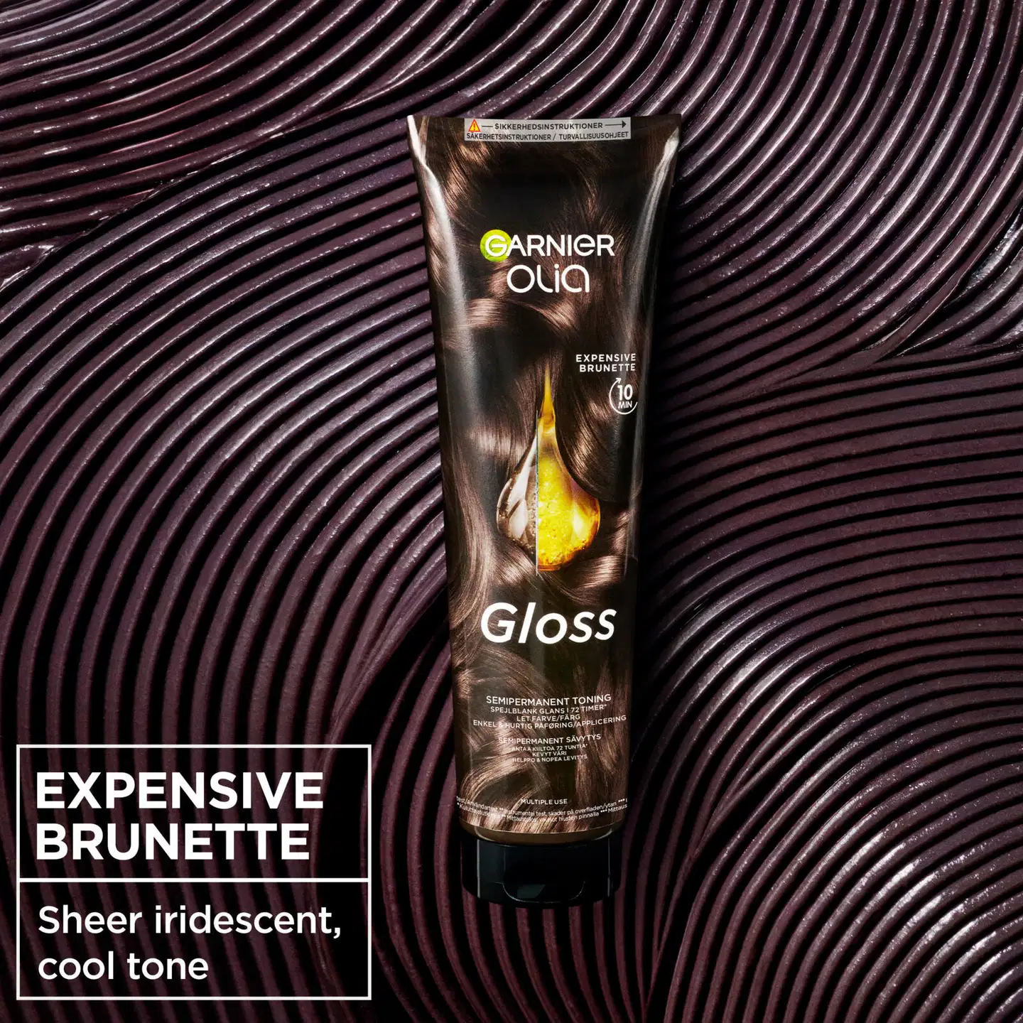 Garnier Olia Gloss kiiltoa antava sävyte Expensive Brunette 150ml - 5