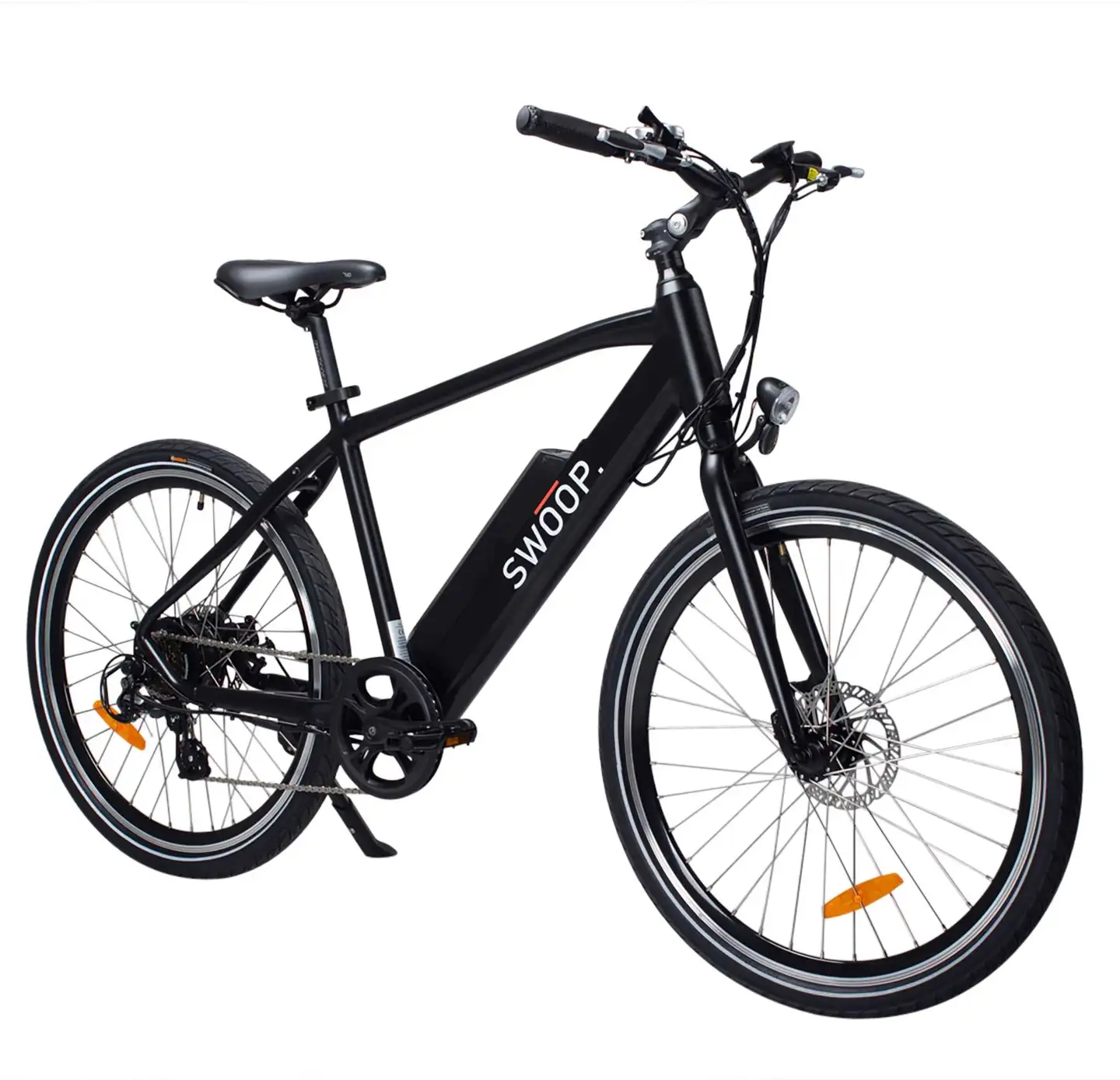 Swoop sähkömaastopyörä MTB 26" 7-vaihdetta musta - 2