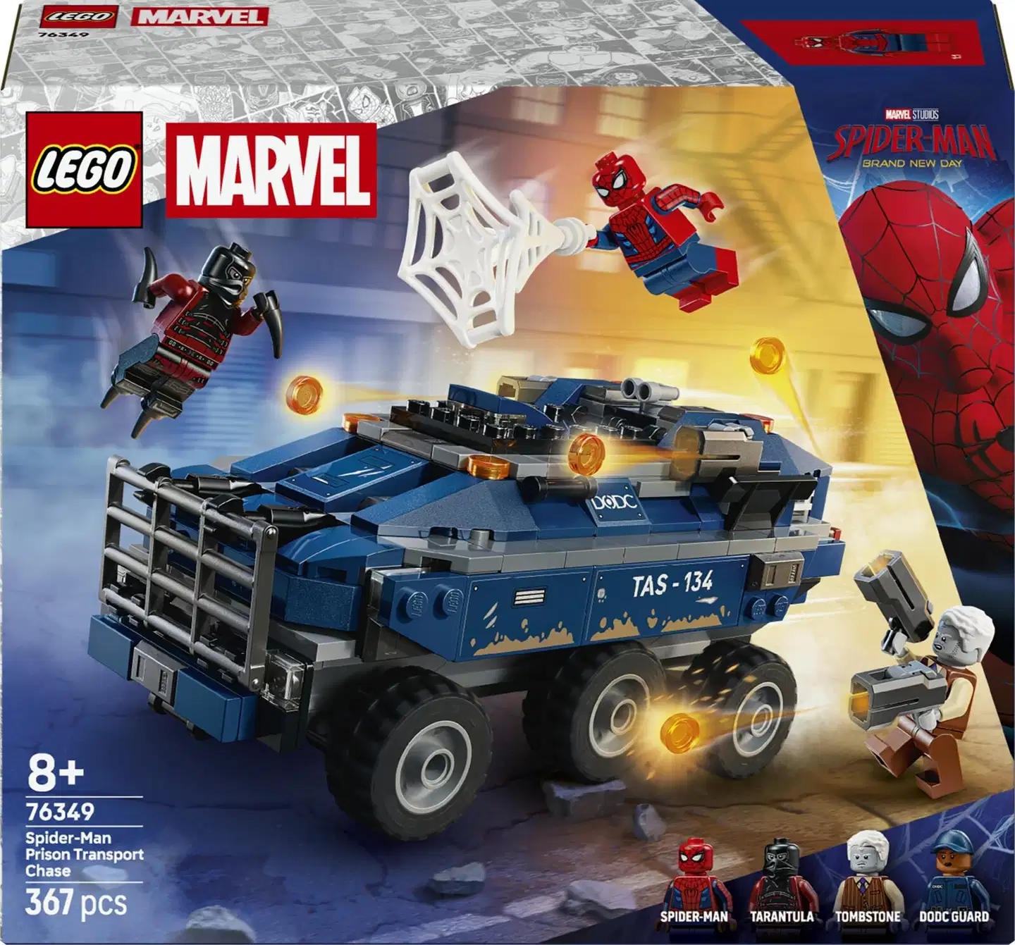 LEGO® Super Heroes Marvel 76349 Spider-Man ja vankilakuljetuksen takaa-ajo - 3