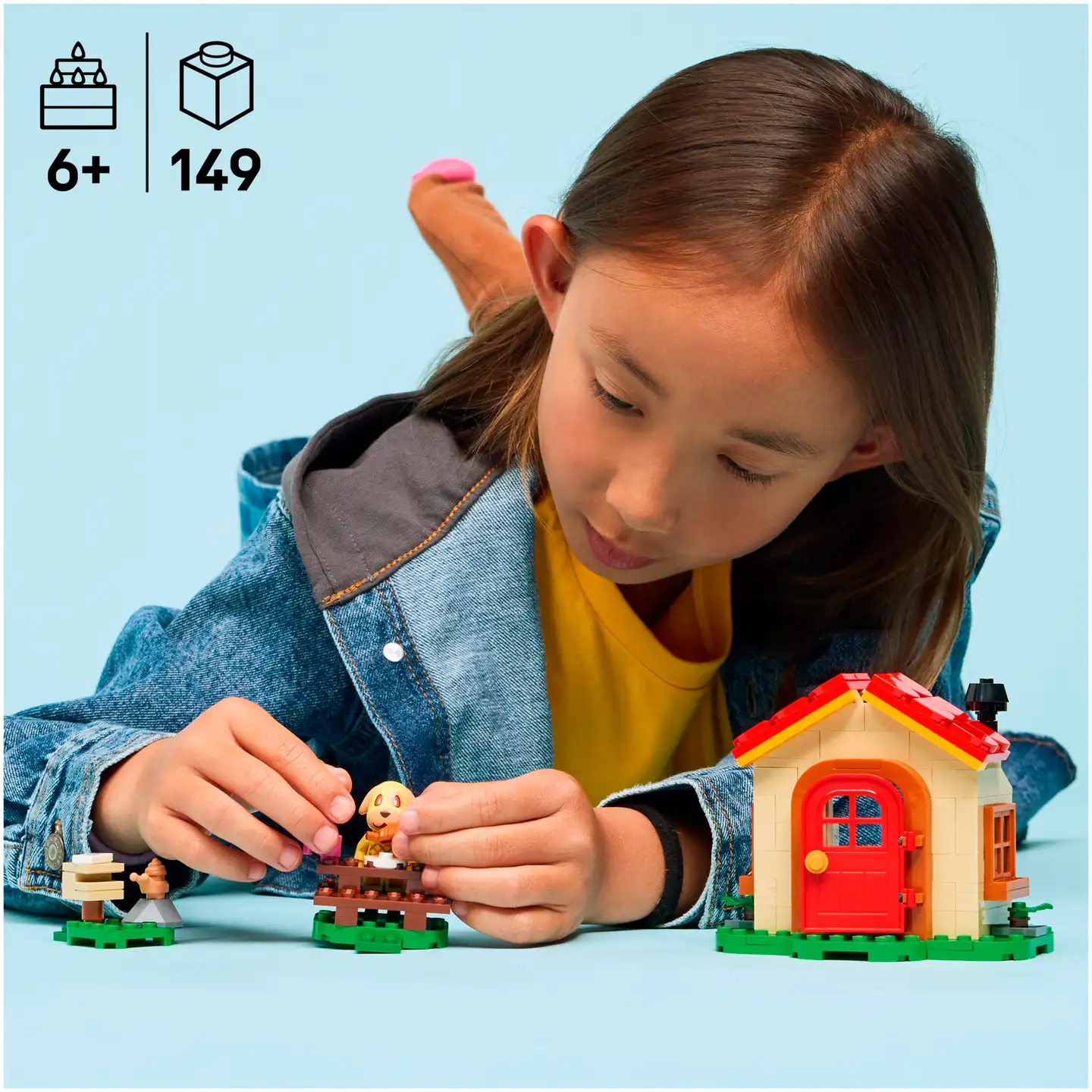 LEGO Animal Crossing 77058 Goldie kodikkaassa talossaan - 8