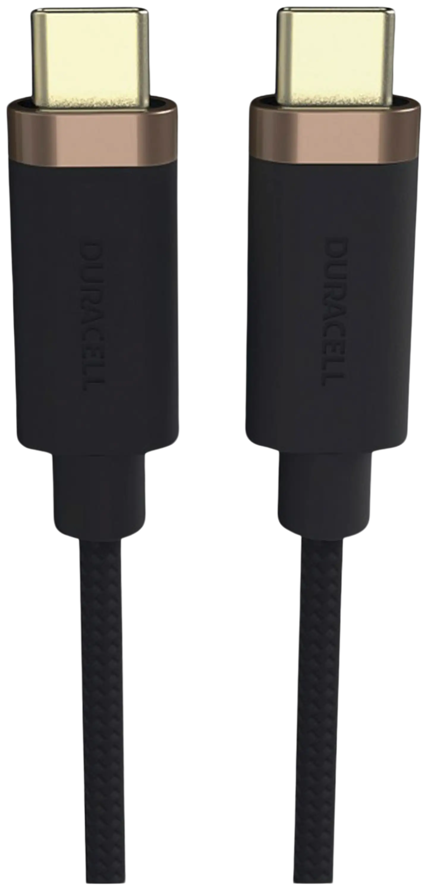 Duracell Punottu kaapeli USB C-C 1m musta - 2